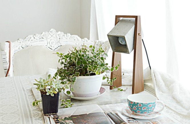 Stuff We Love: Cement Lamps by The Purple Turtles