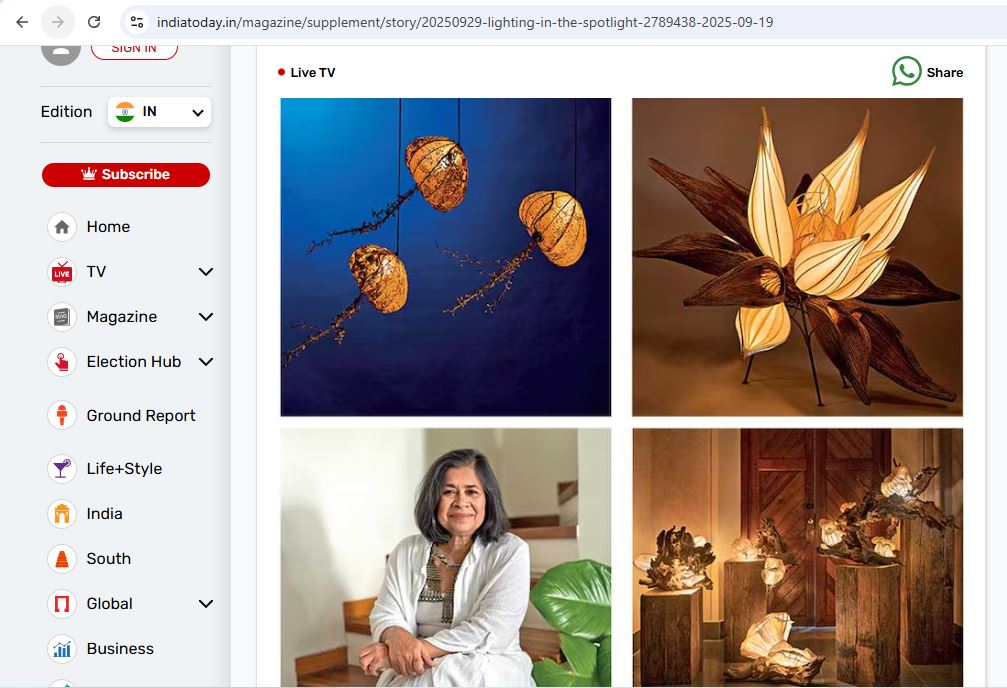 INDIA TODAY | LIGHTING IN THE SPOTLIGHT