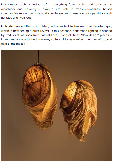 FEMINA | WHY THE SLOW DESIGN MOVEMENT IN LIGHTING DESERVES YOUR ATTENTION