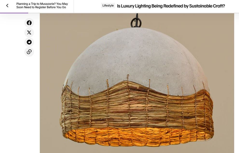 THE STYLE WIRE | IS LUXURY LIGHTING BEING REDEFINED BY SUSTAINABLE CRAFT