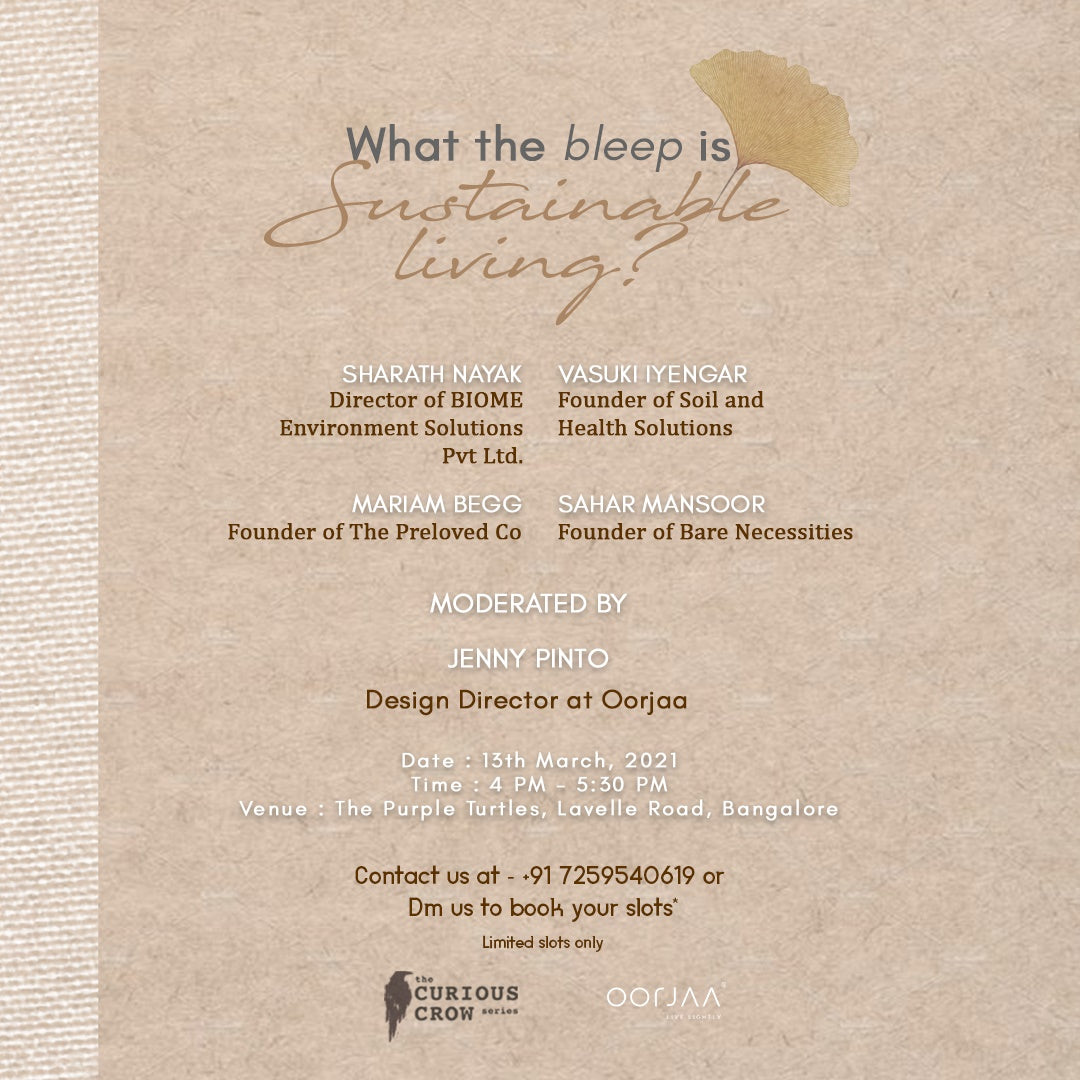 Curious Crow: What the bleep is sustainable living?