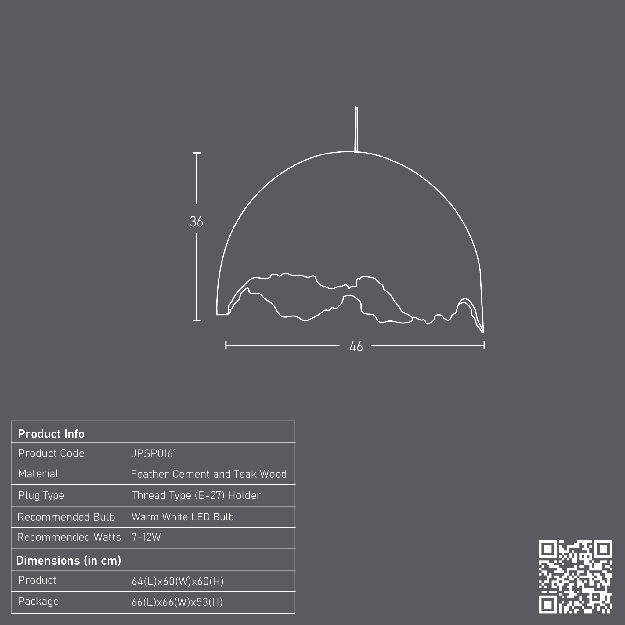 Camber Branchlet With Rupture Shade Wall Lamp