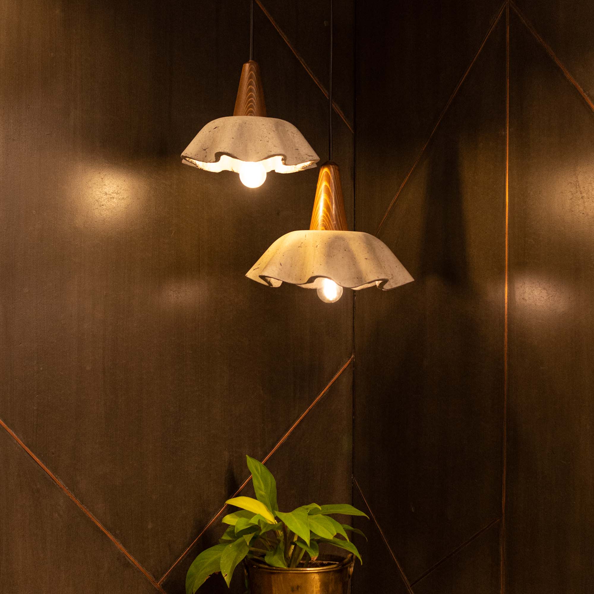 Wood Lot Twill Pendant Lamp