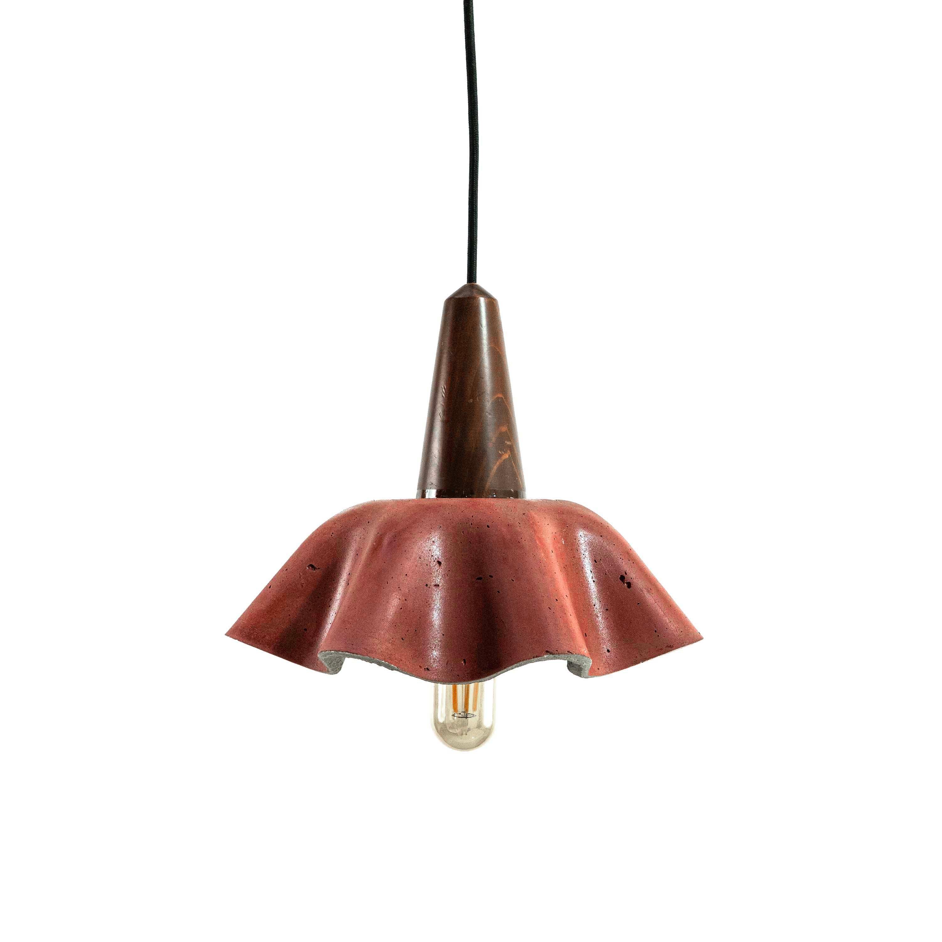 Twill Pendant Lamp (Merlot)