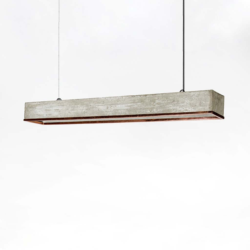 Amalgam Oblang Pendant Lamp (Copper)