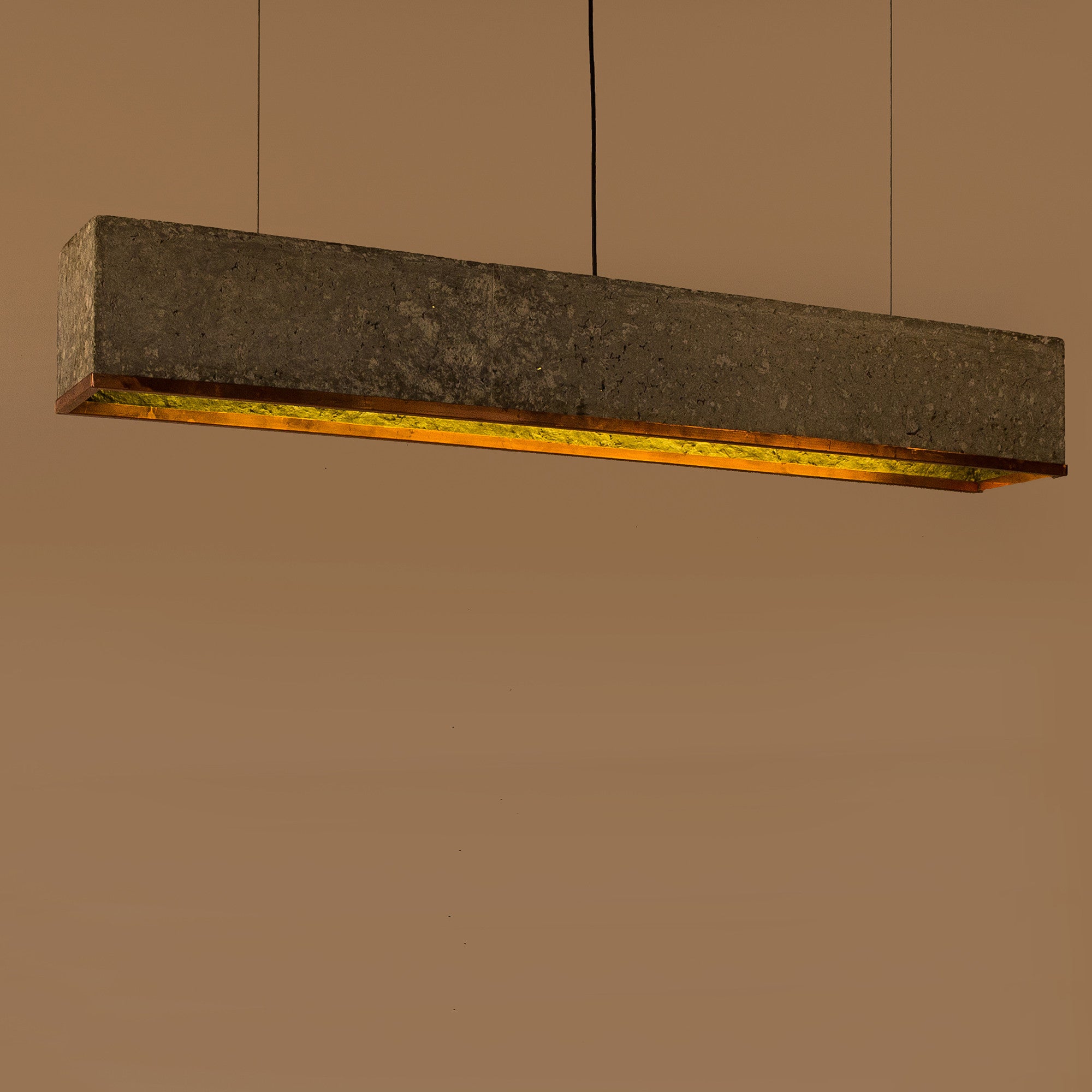 Amalgam Oblang Pendant Lamp (Copper)