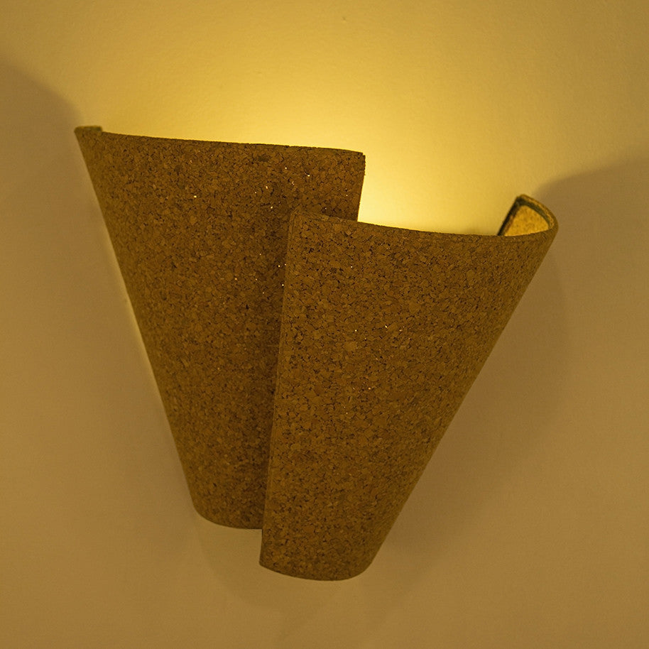 Cork Wrap Wall Light