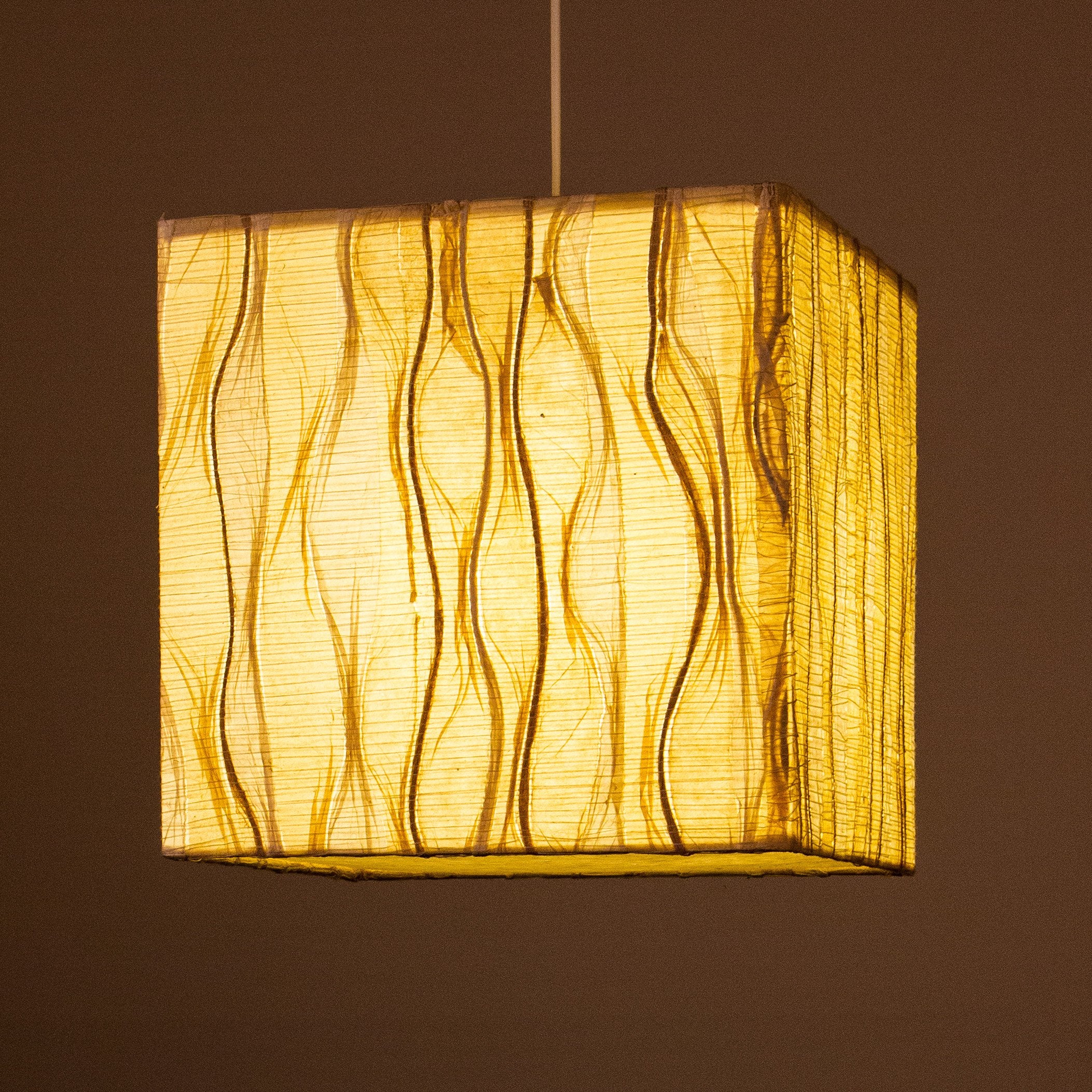 Cube Woven Pendant Lamp