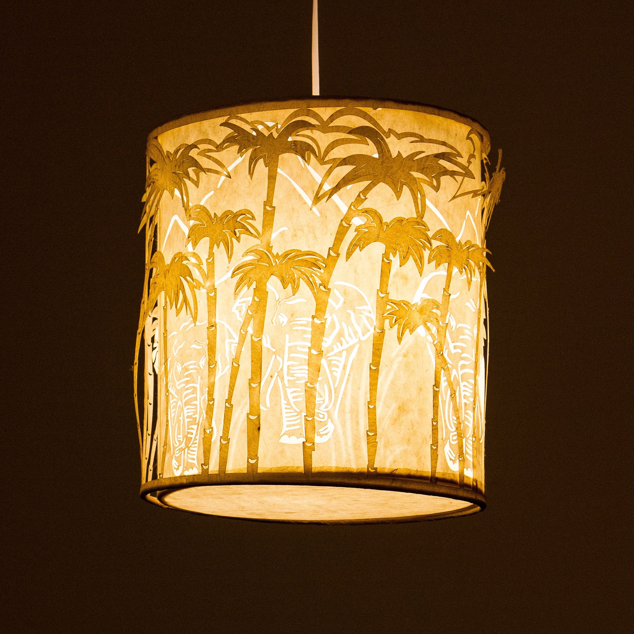 Elephant Shadow Play Pendant Lamp