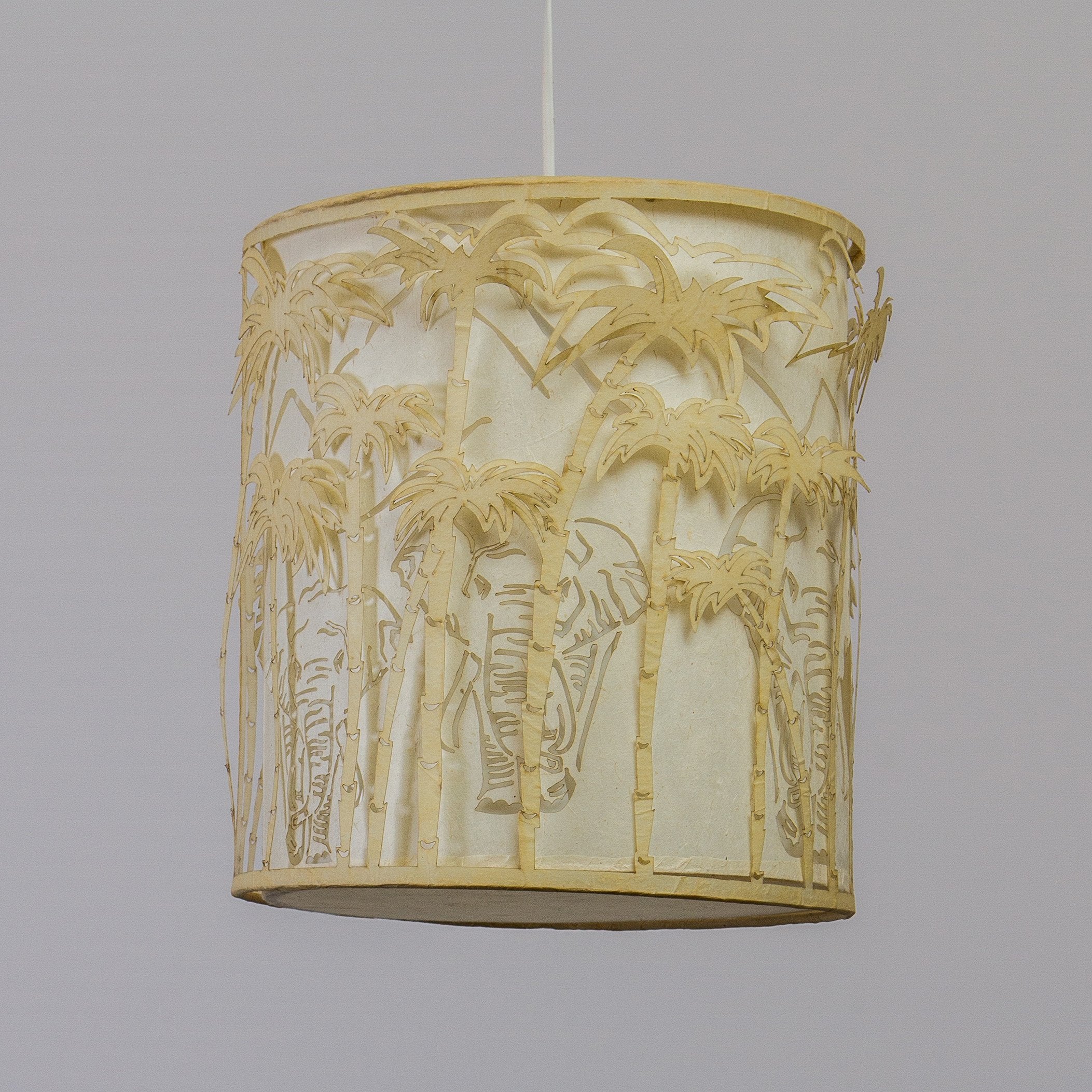 Elephant Shadow Play Pendant Lamp