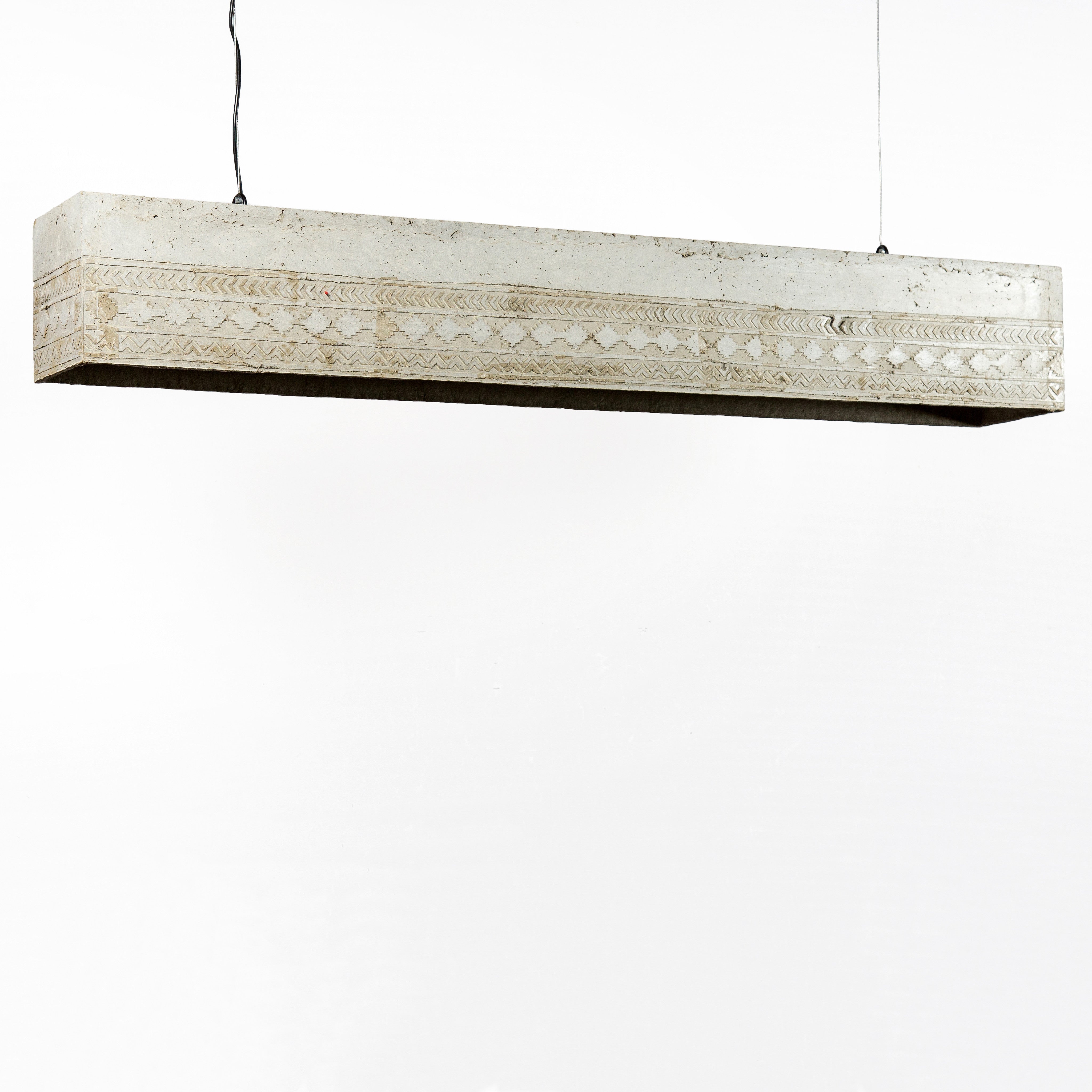 Expanse Assorted Pendant Lamp (Aztec Print)-JP Eco Design-cement,Living Room Lamps,Study Room Lamps