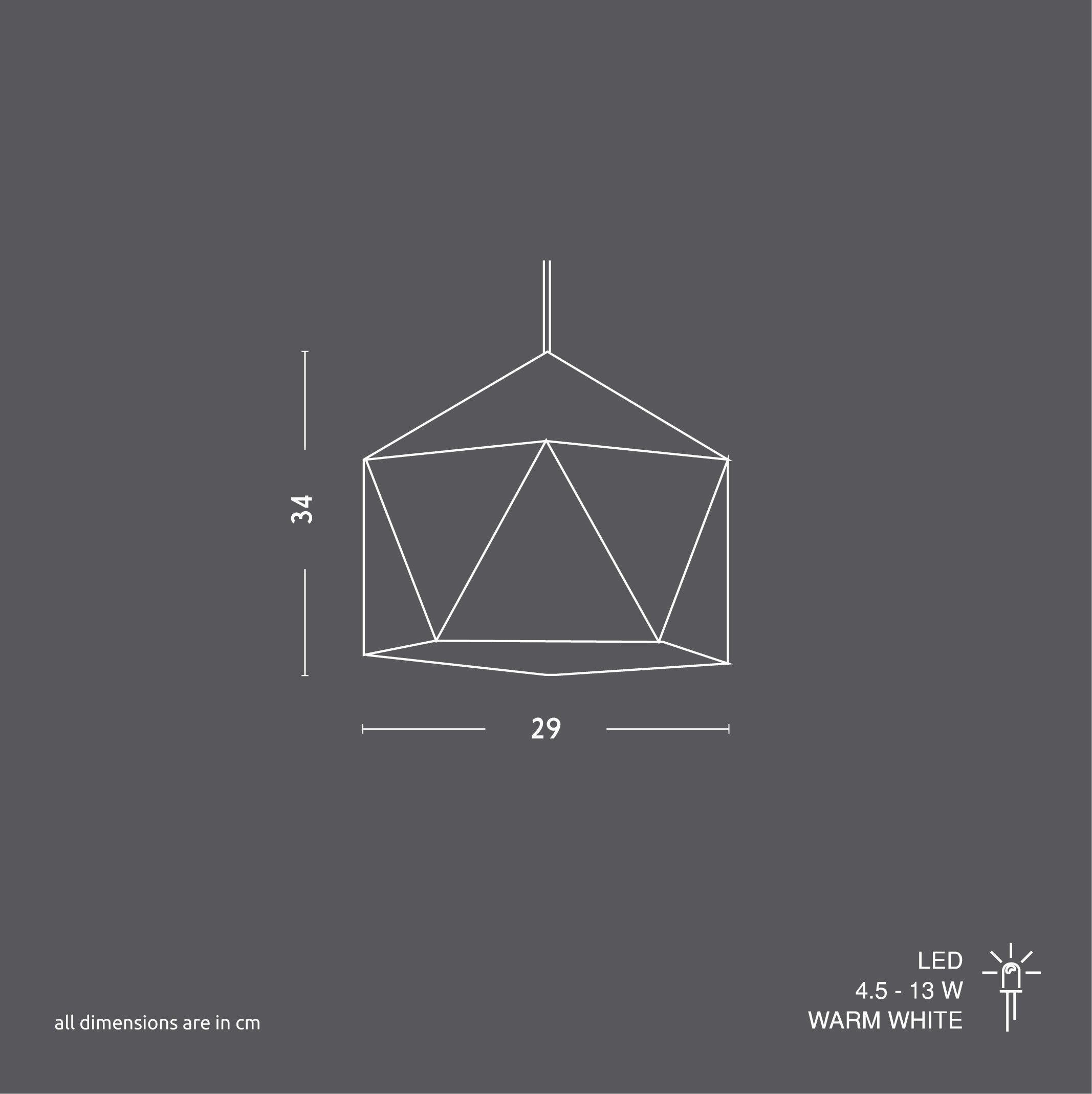 Facet Assorted Pendant Lamp