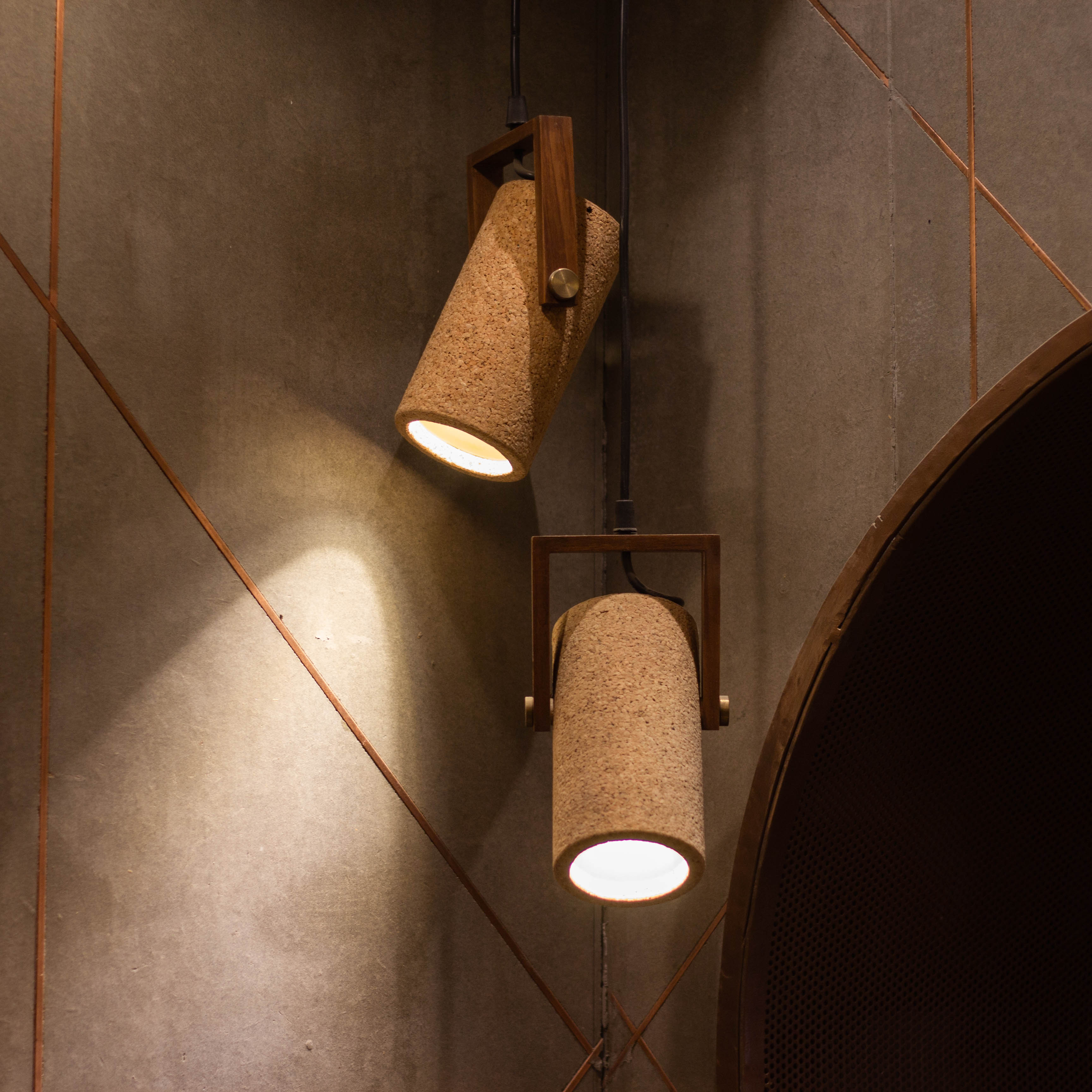 Cork Pivot Pendant Light