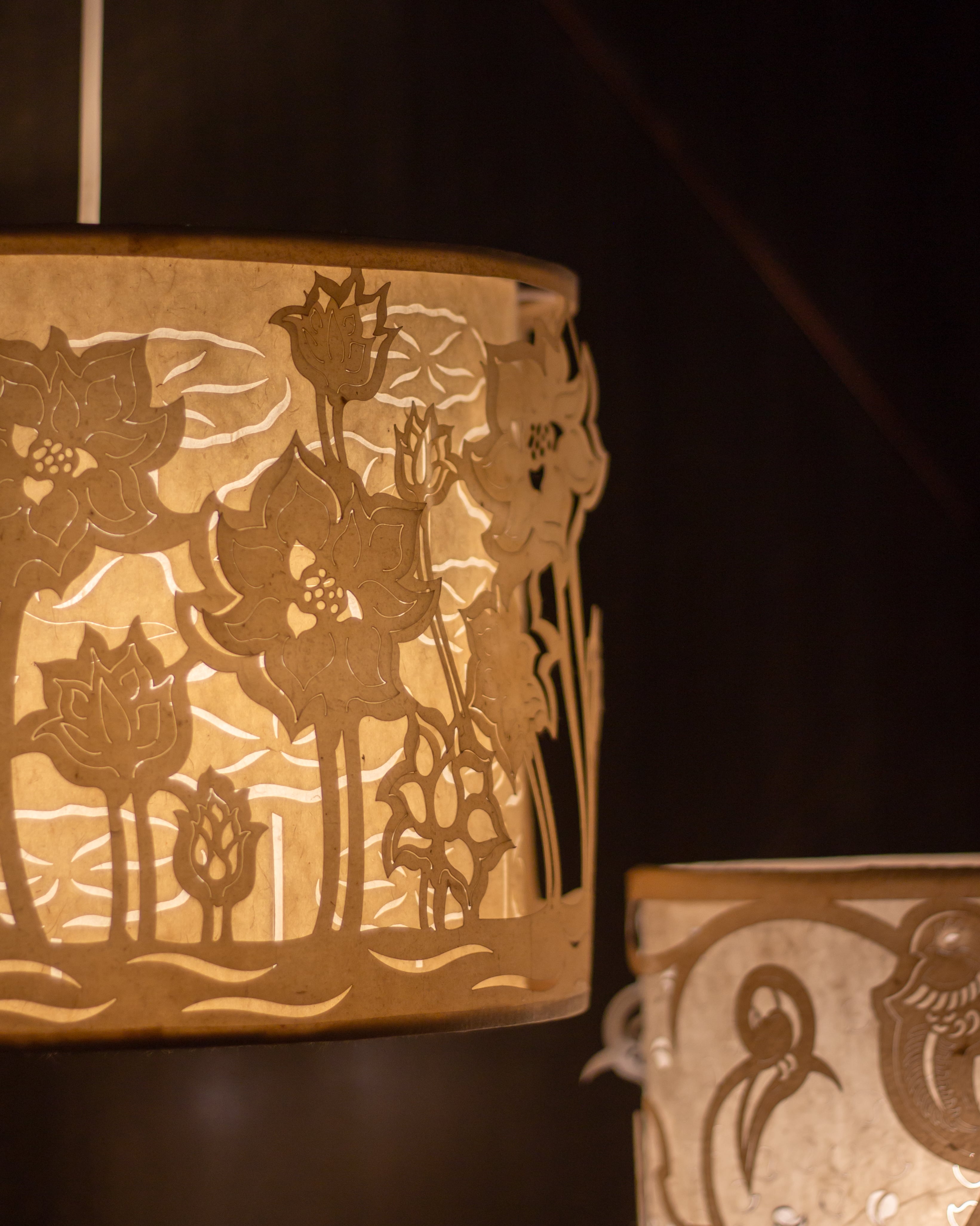 Lotus Shadow Play Pendant Lamp