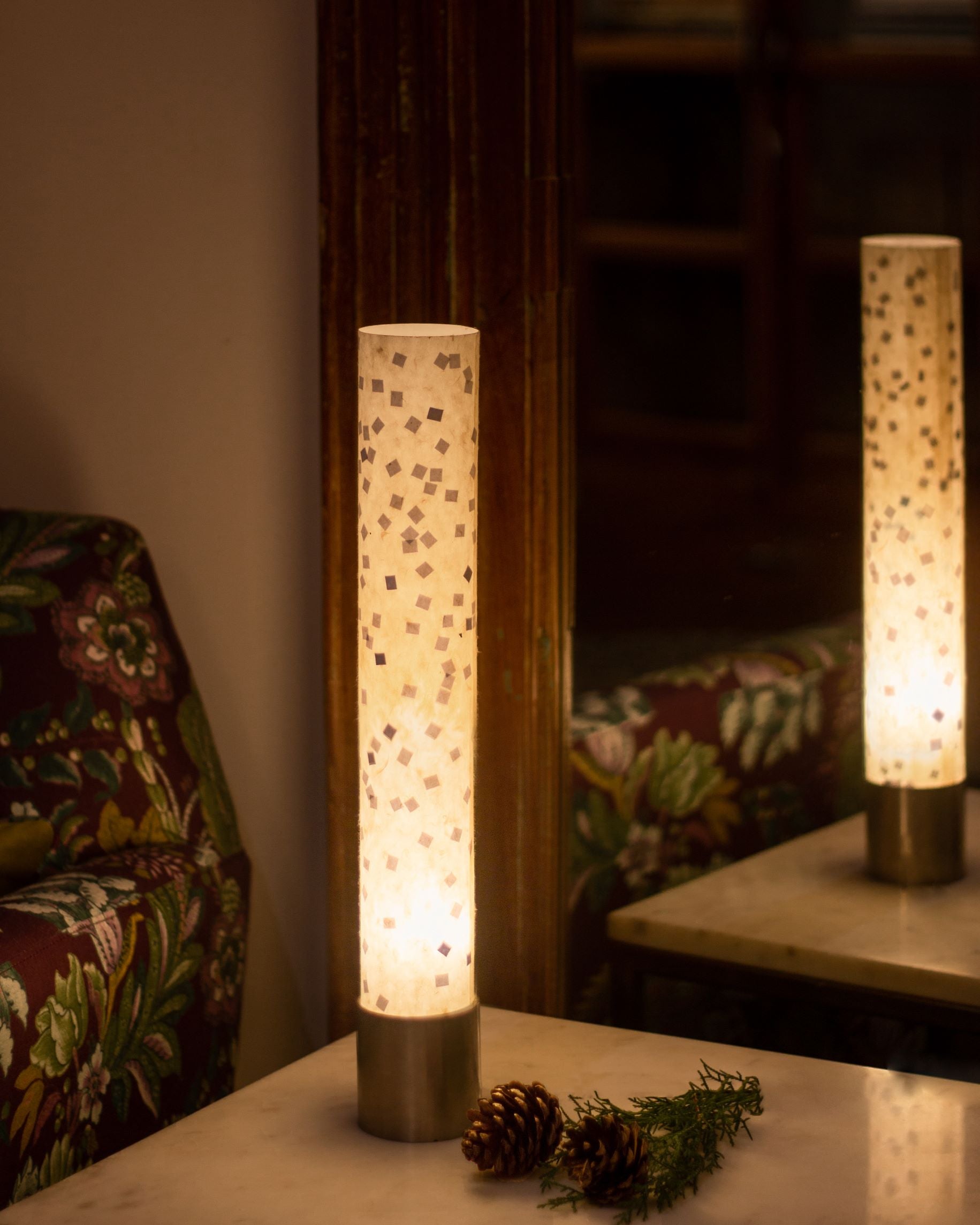 Dusk Table Lamp (Lokta Fibre Paper)