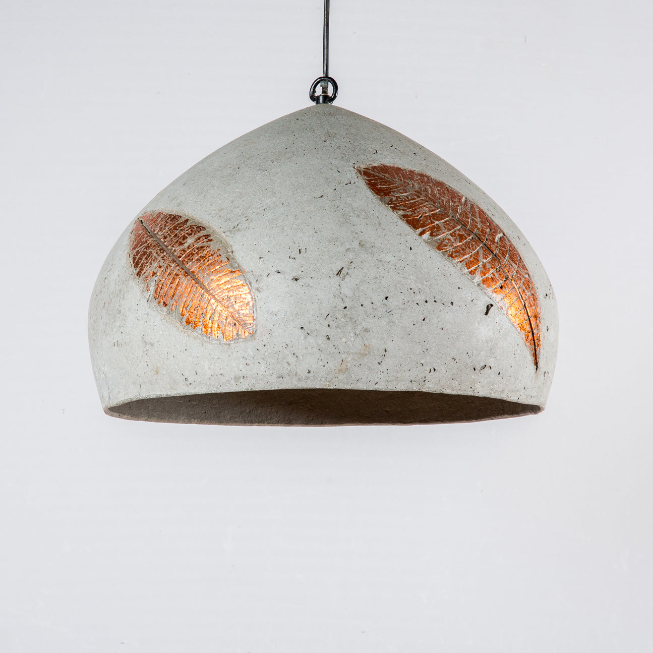Copper Folio Domical Pendant Lamp
