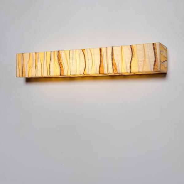 Tube Cover Square Woven Wall Lamp