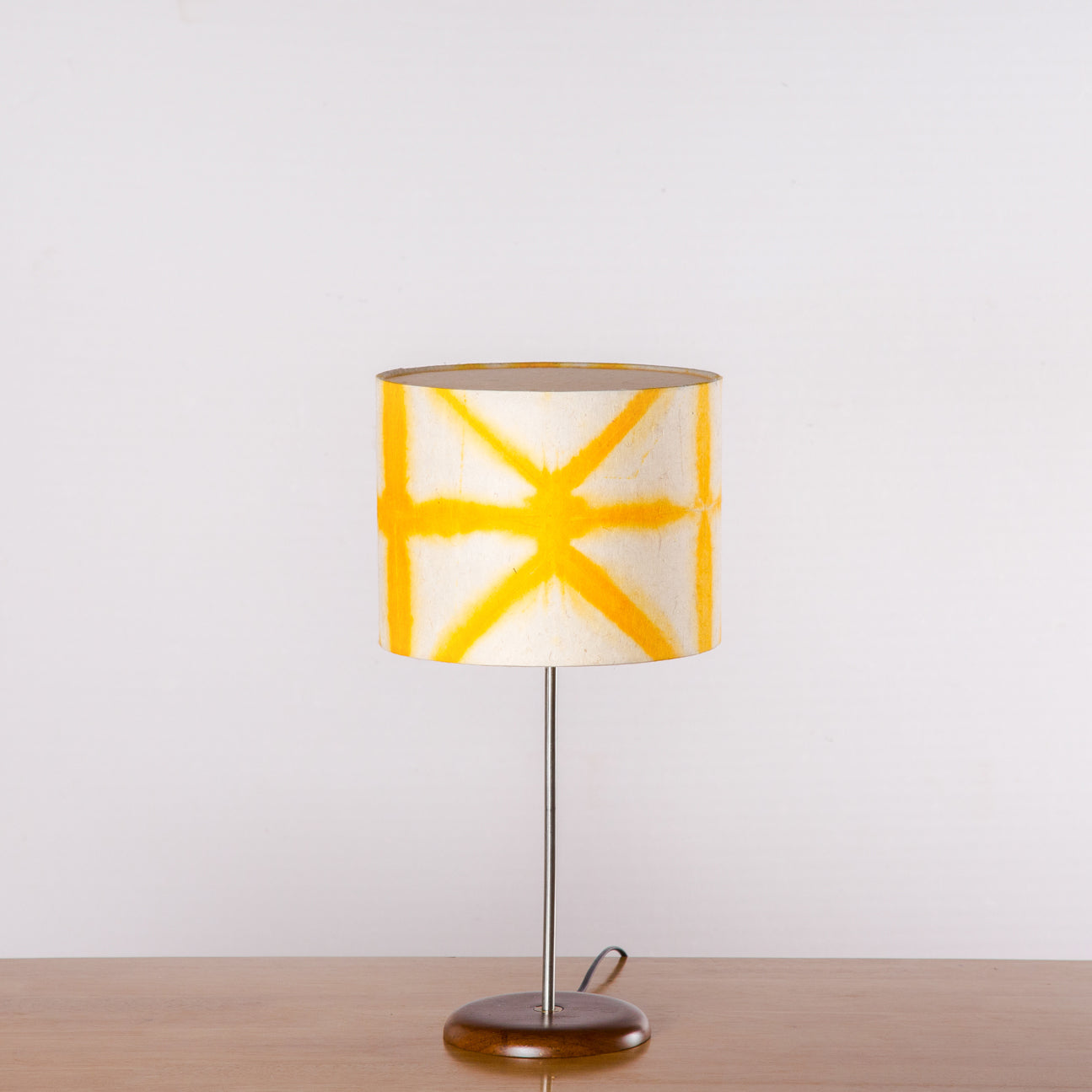 Orange Star Tower Shibori Table Lamp