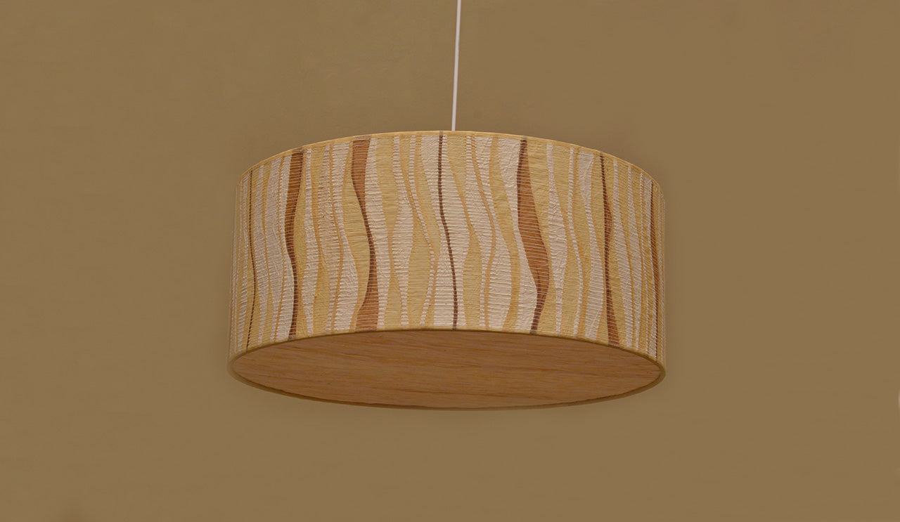 Drum Woven Pendant Lamp