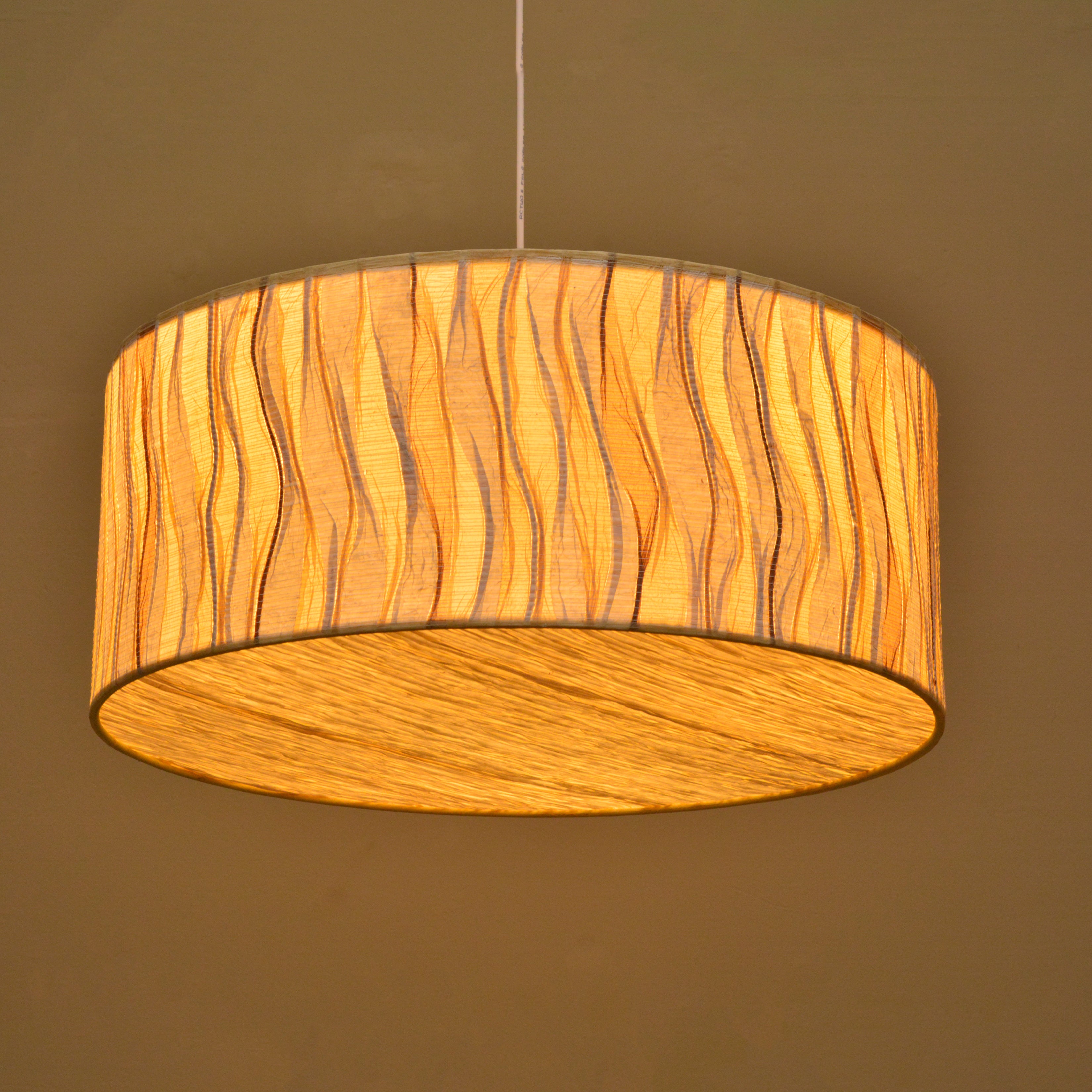 Drum Woven Pendant Lamp