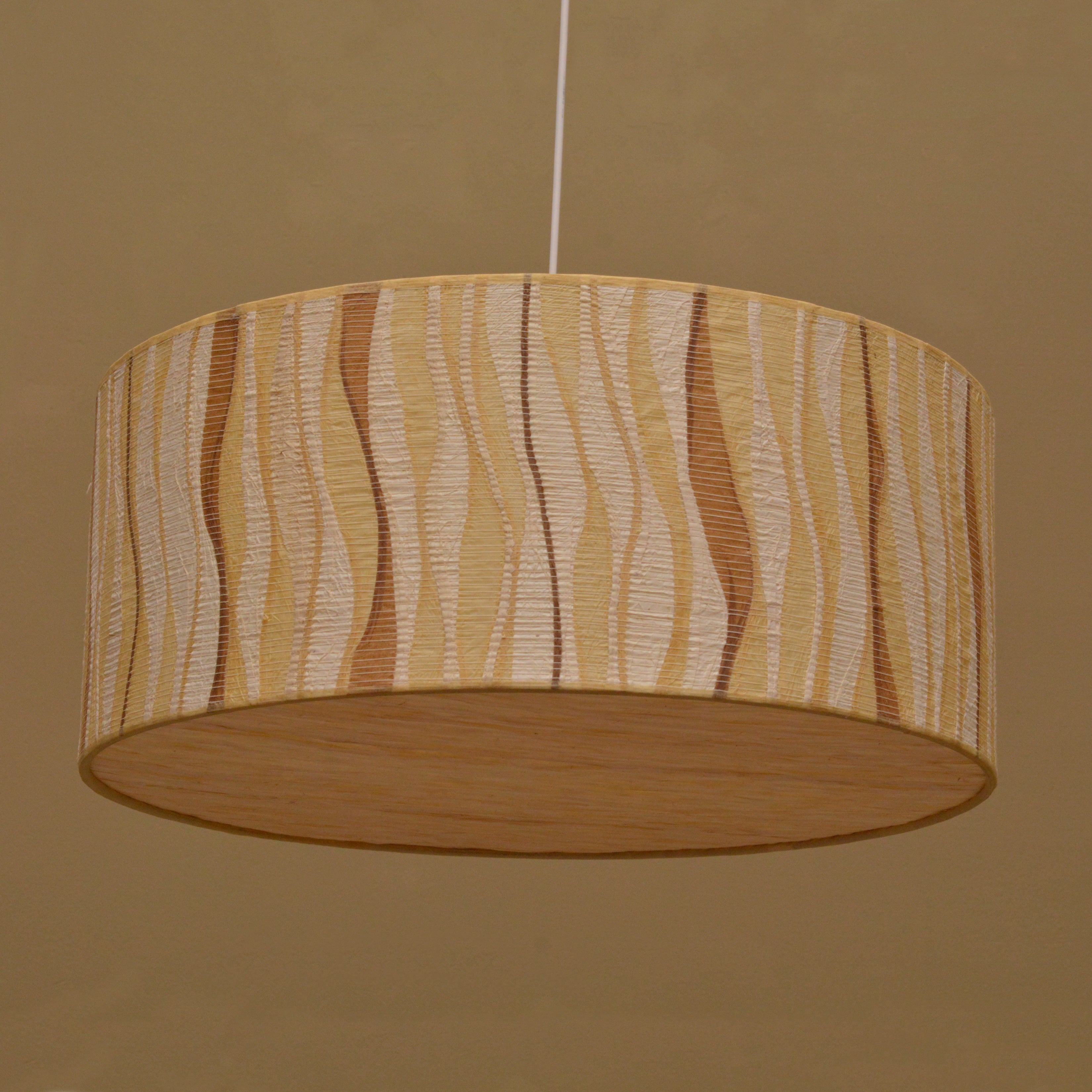 Drum Woven Pendant Lamp