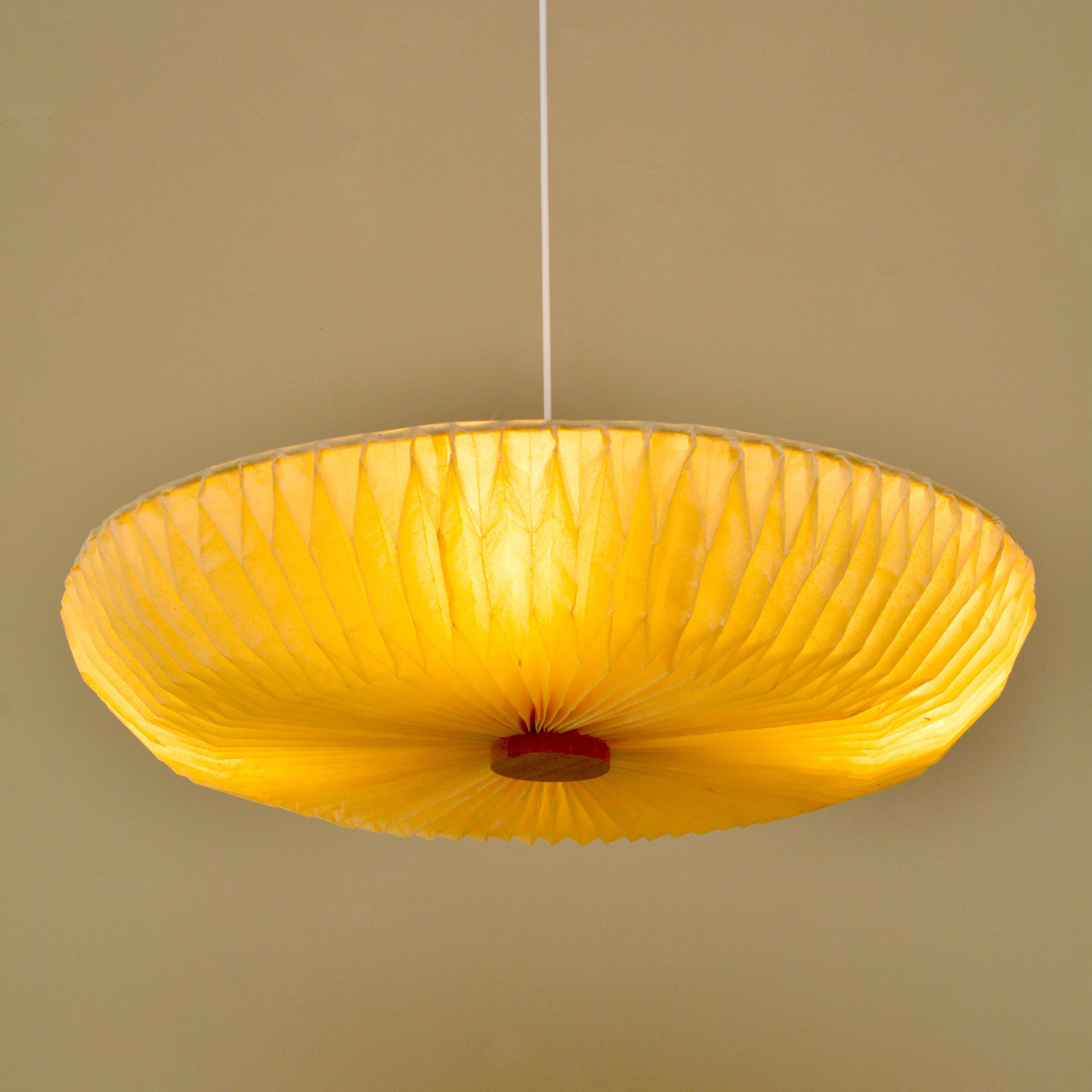 Origami Mushroom Pendant Lamp