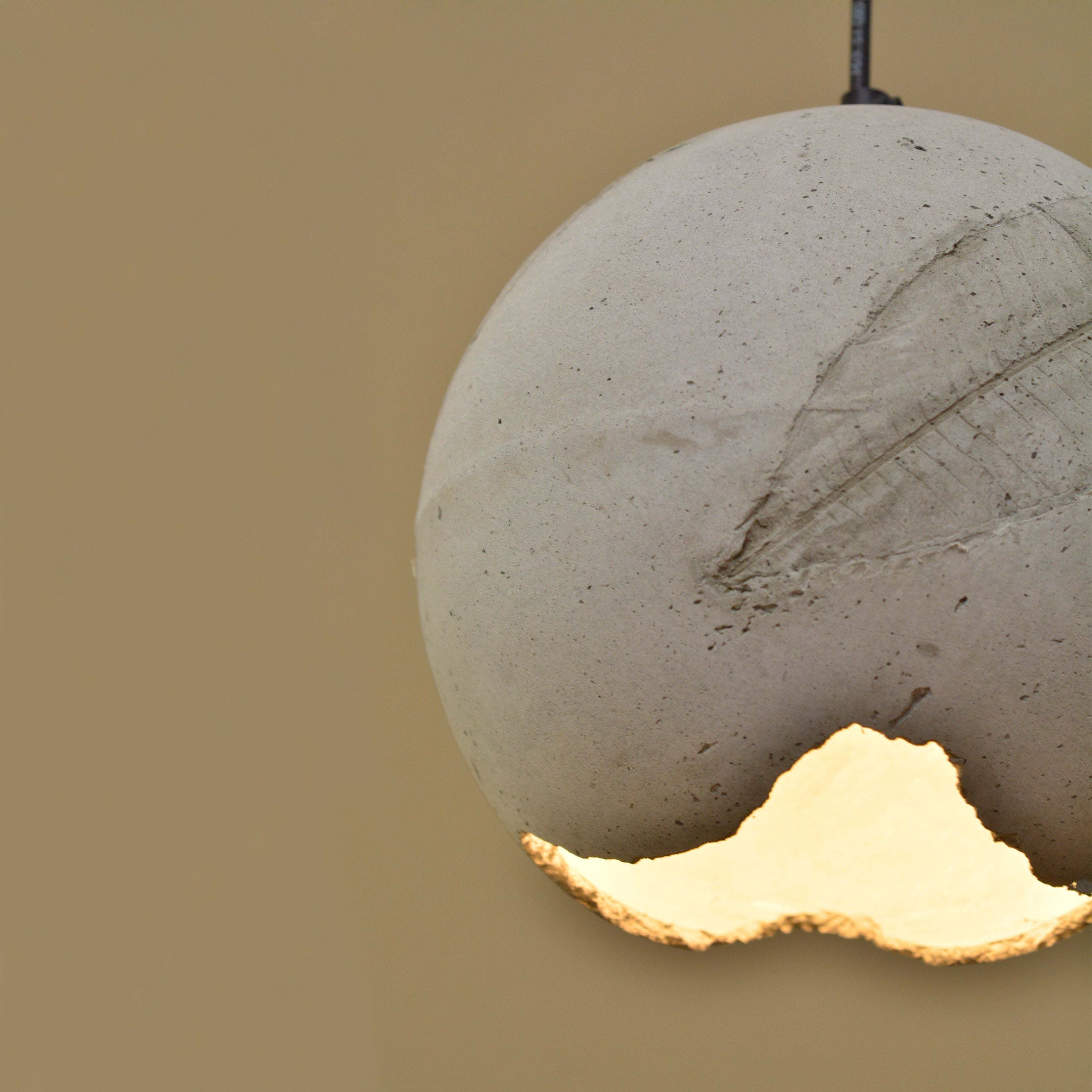 Homespun Assorted Pendant Lamp-JP Eco Design-Bedroom Lamps,cement,Living Room Lamps,OVERSEAS,Study Room Lamps