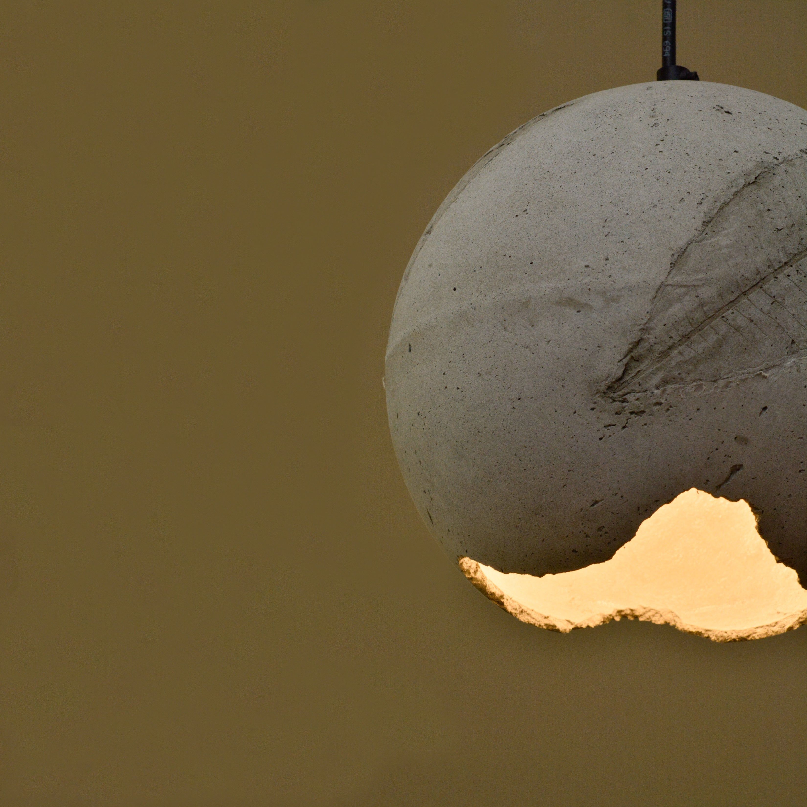 Homespun Assorted Pendant Lamp-JP Eco Design-Bedroom Lamps,cement,Living Room Lamps,OVERSEAS,Study Room Lamps