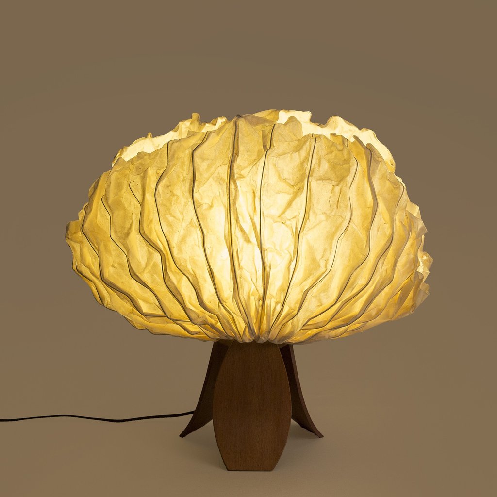 Flame of Forest concave Table Lamp