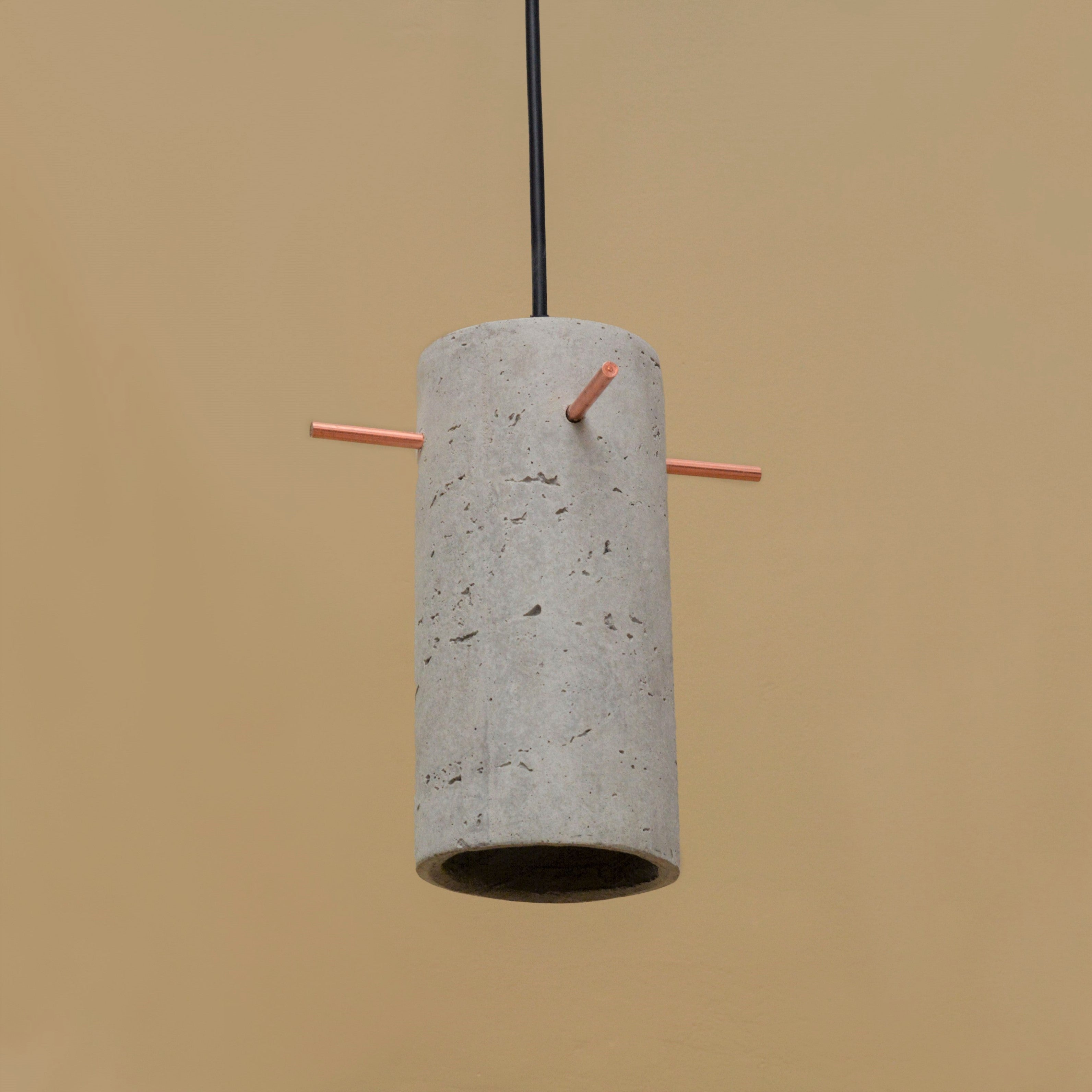 Icicle with Copper Pegs Pendant Lamp