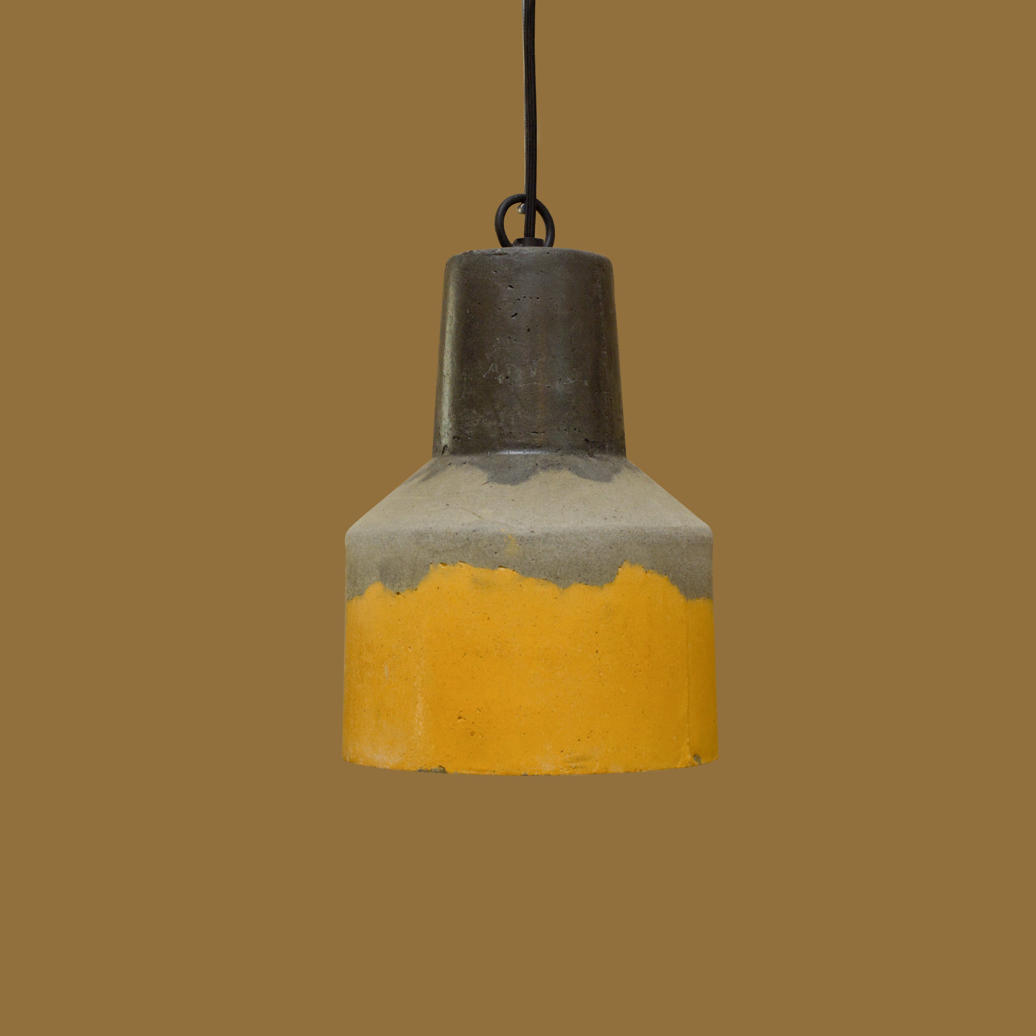 Gong Pendant Lamp (Mustard Gradation)