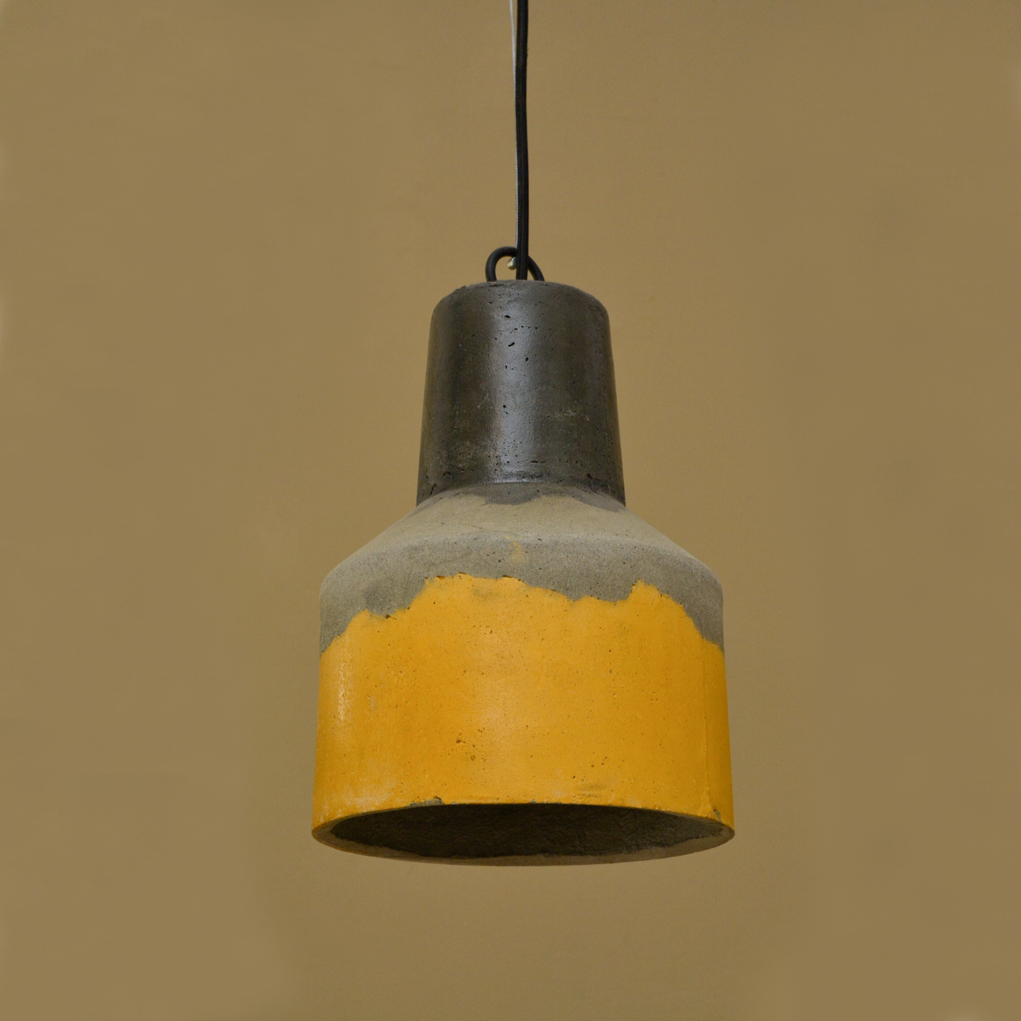 Gong Pendant Lamp (Mustard Gradation)