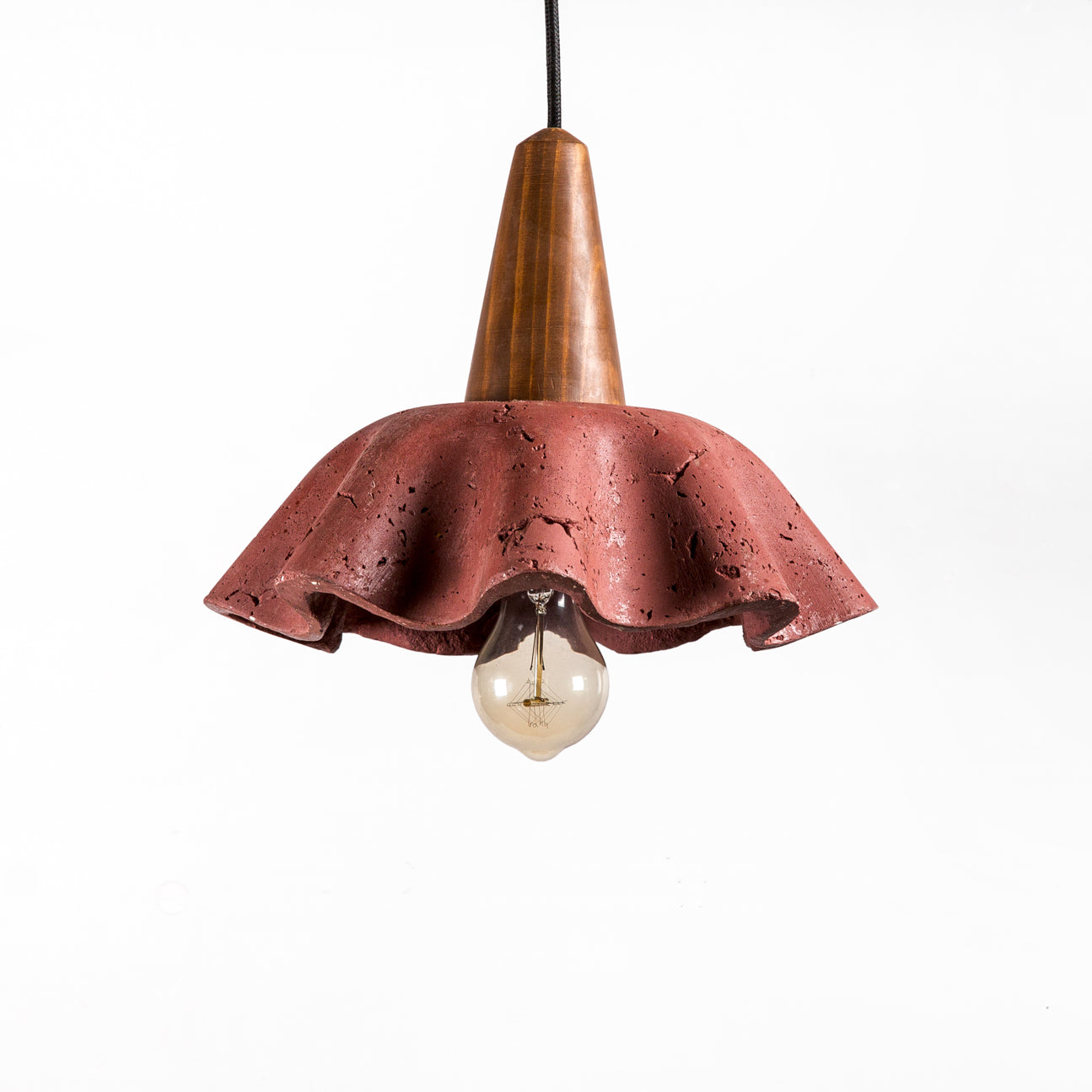 Twill Pendant Lamp (Merlot)