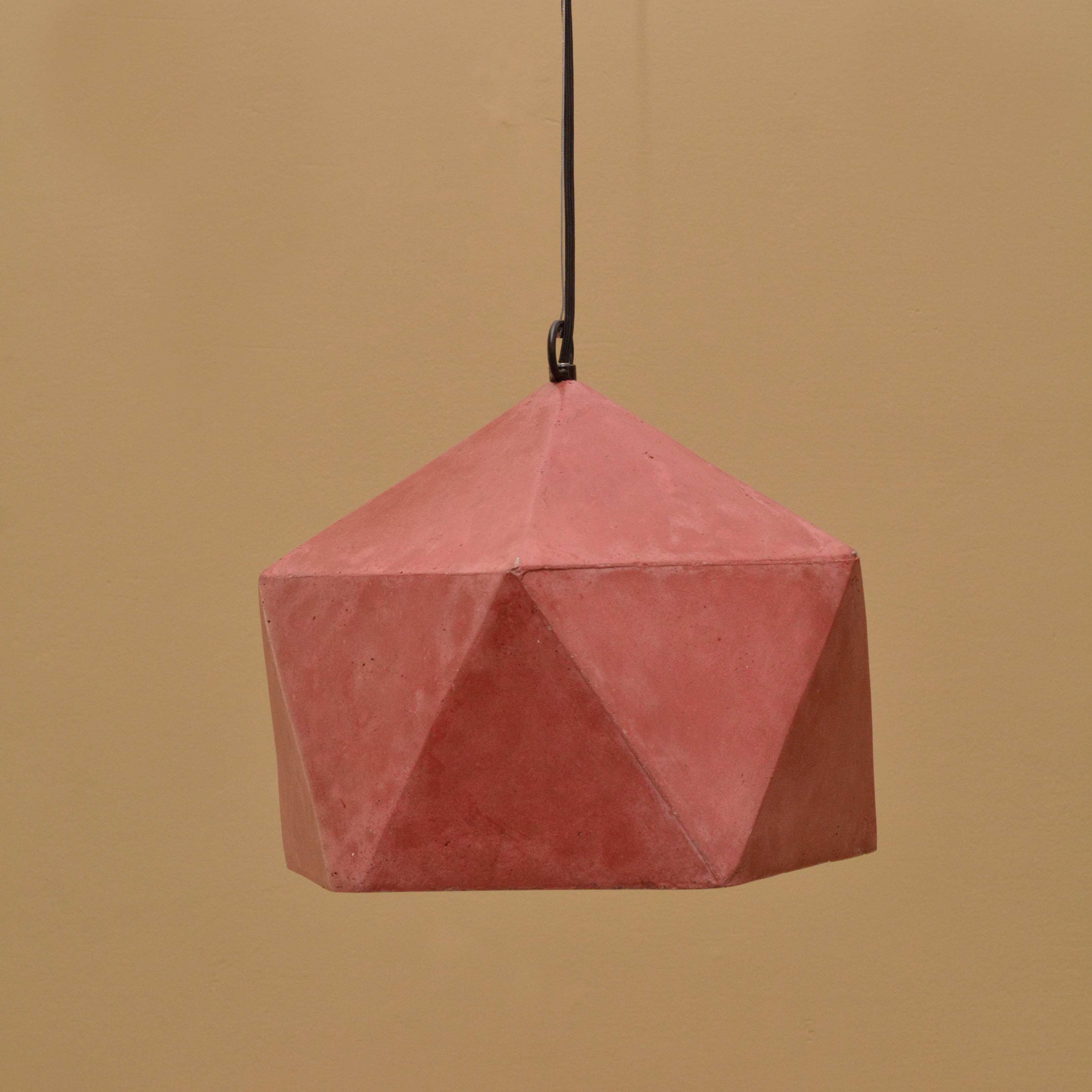 Facet Pendant Lamp (Merlot)