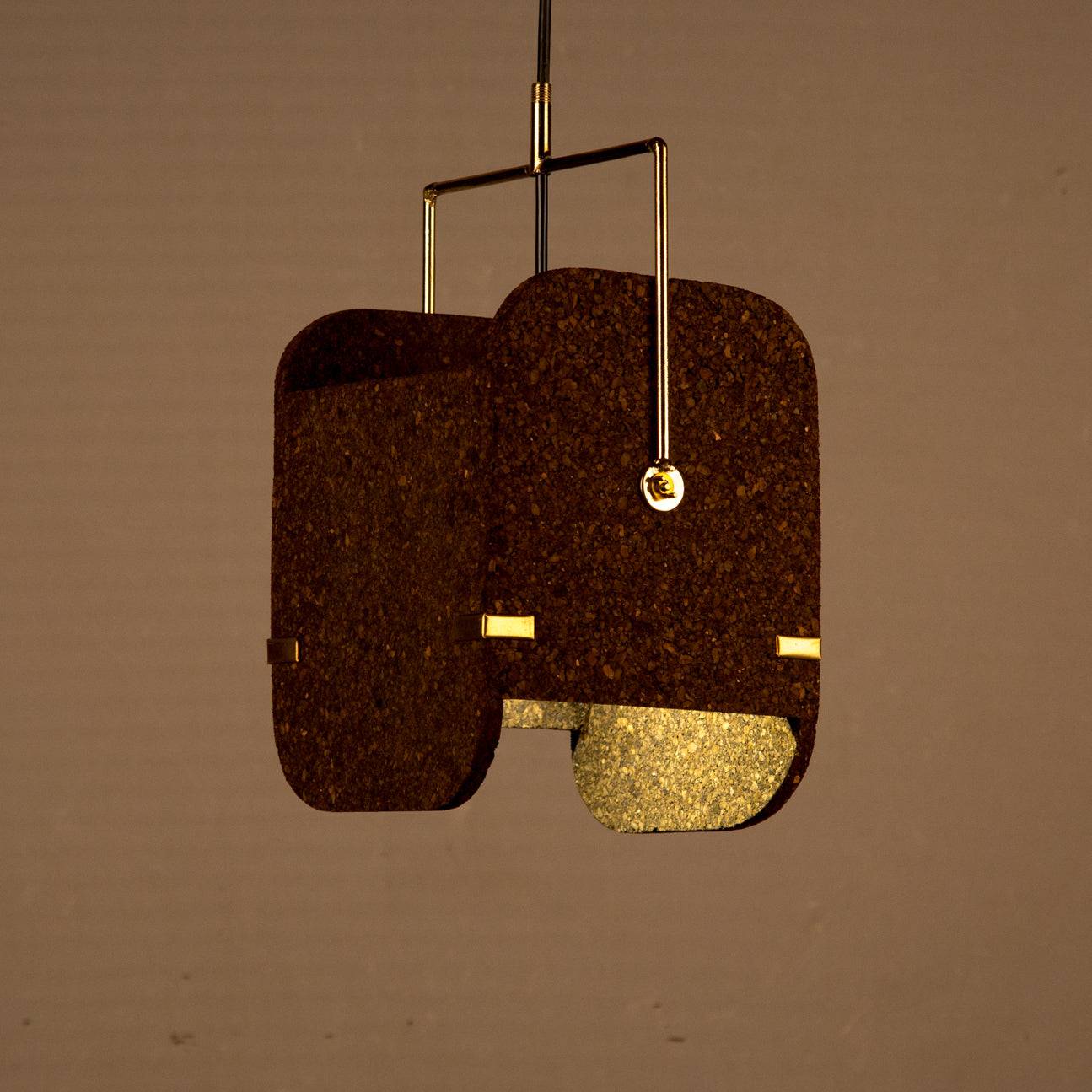 Jude T Pendant Lamp (Dark Cork)