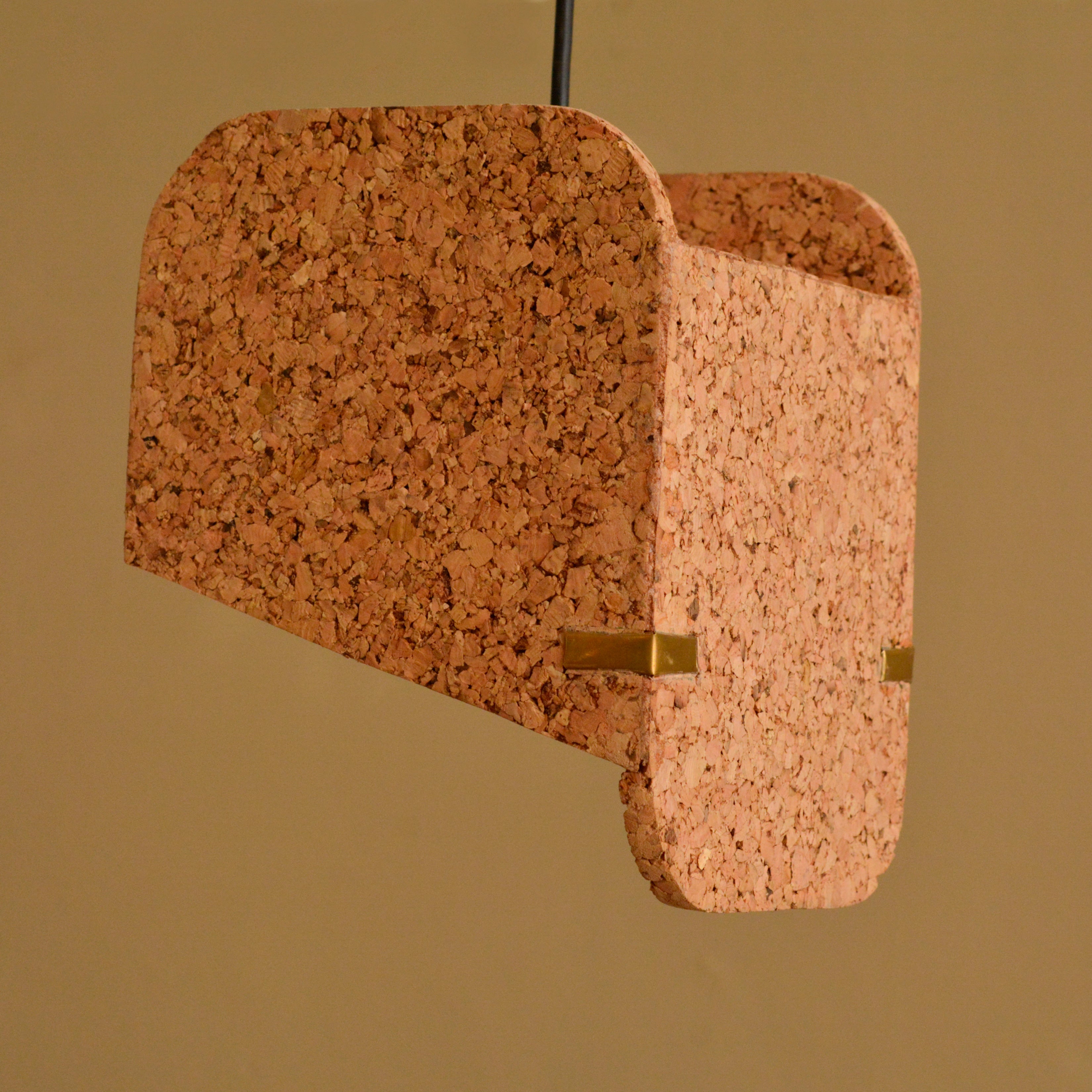 Jude Sliced Pendant Lamp (Dark Cork)