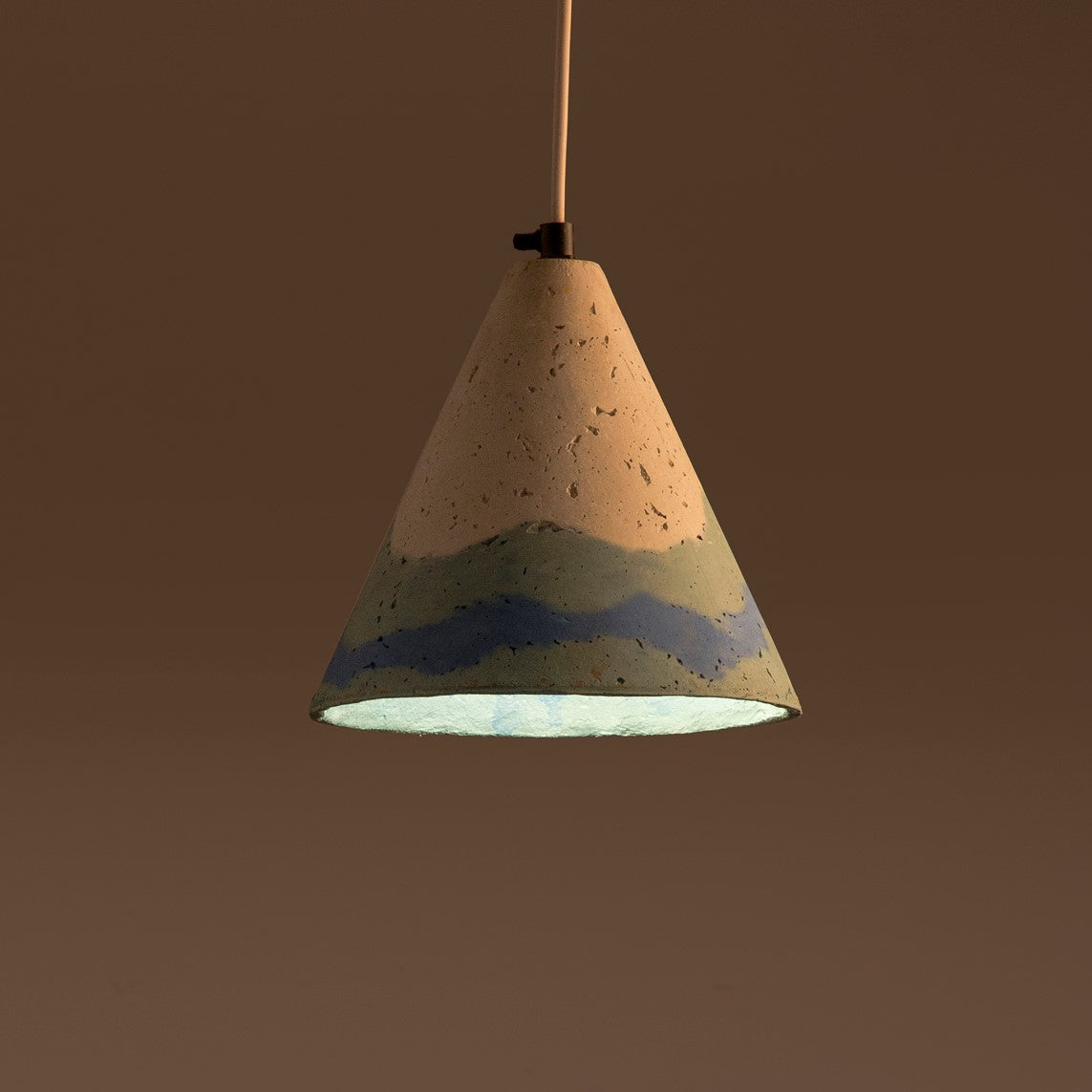 Lamar Pendant Cone Dark