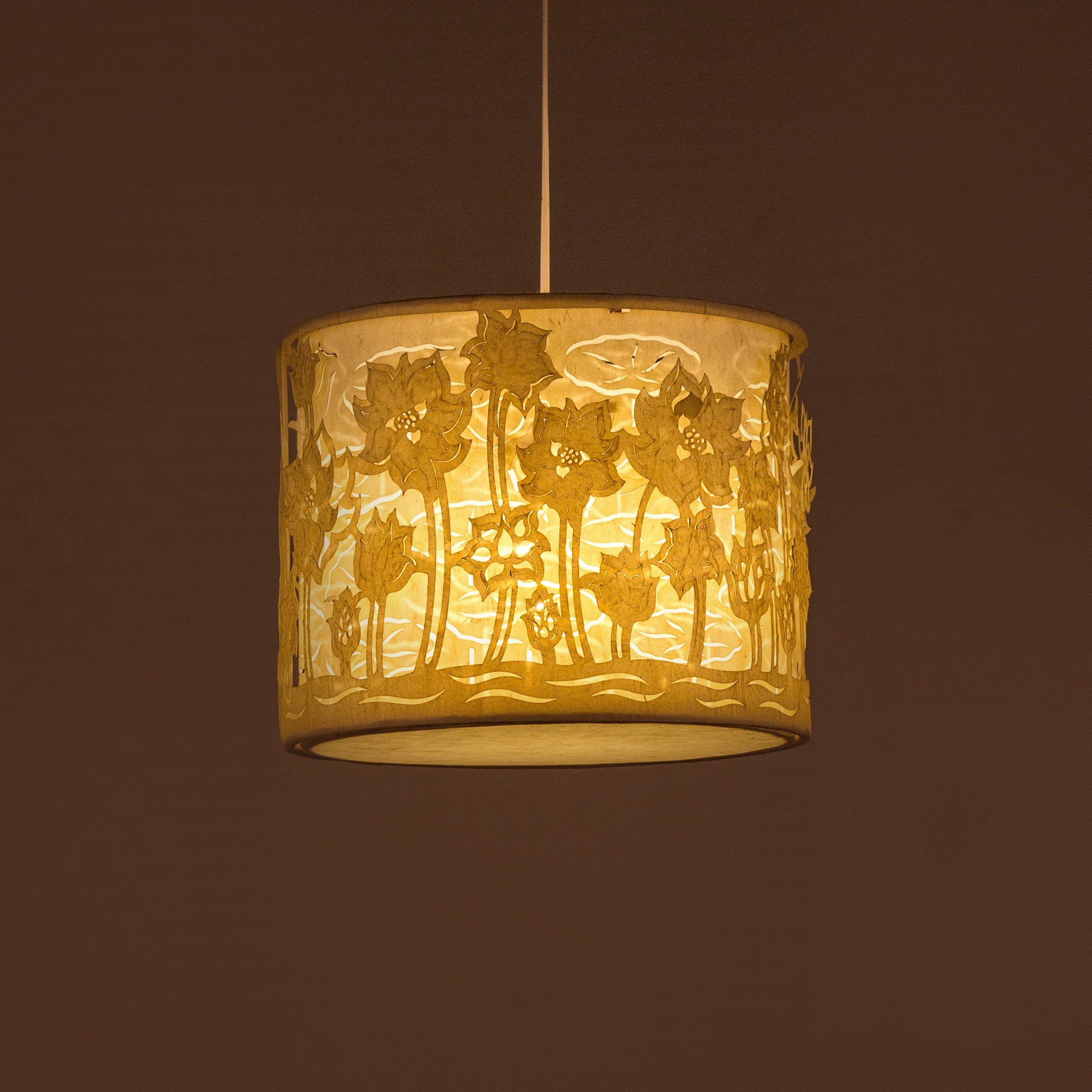 Lotus Shadow Play Pendant Lamp
