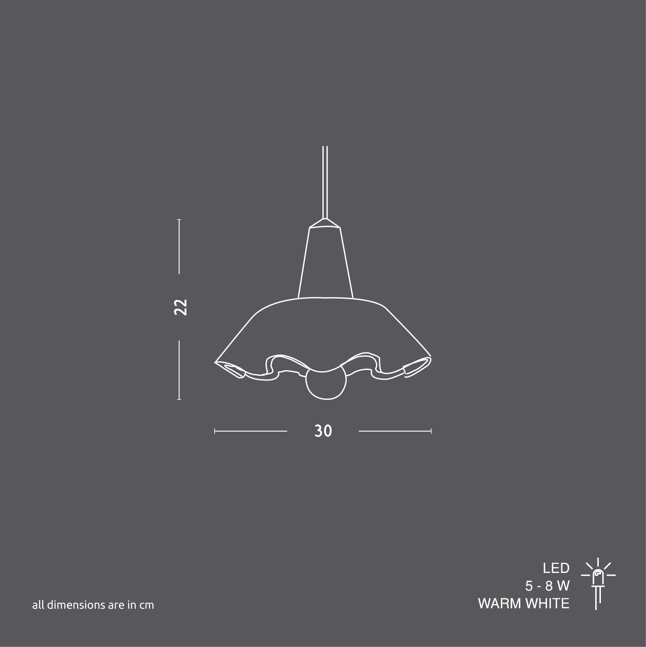 Wood Lot Twill Pendant Lamp