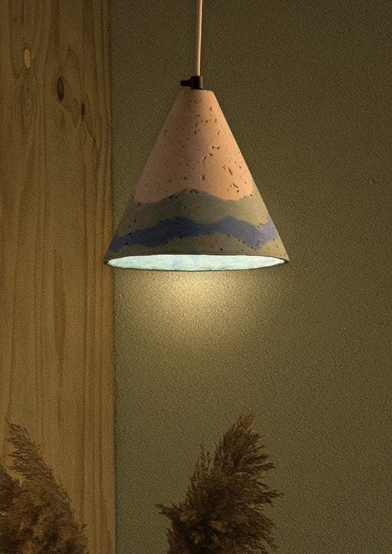 Lamar Pendant Cone Dark