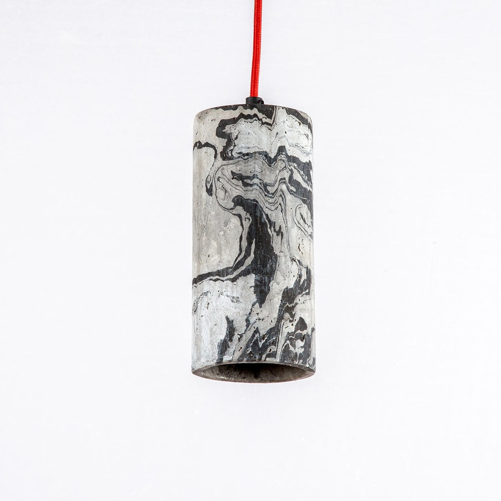 Graphite Dappled Icicle Pendant Lamp
