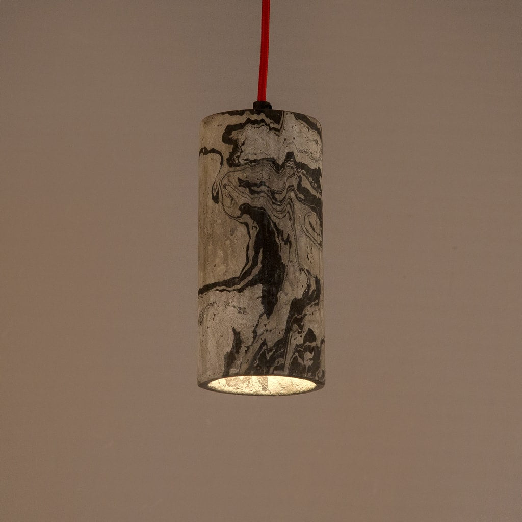 Graphite Dappled Icicle Pendant Lamp