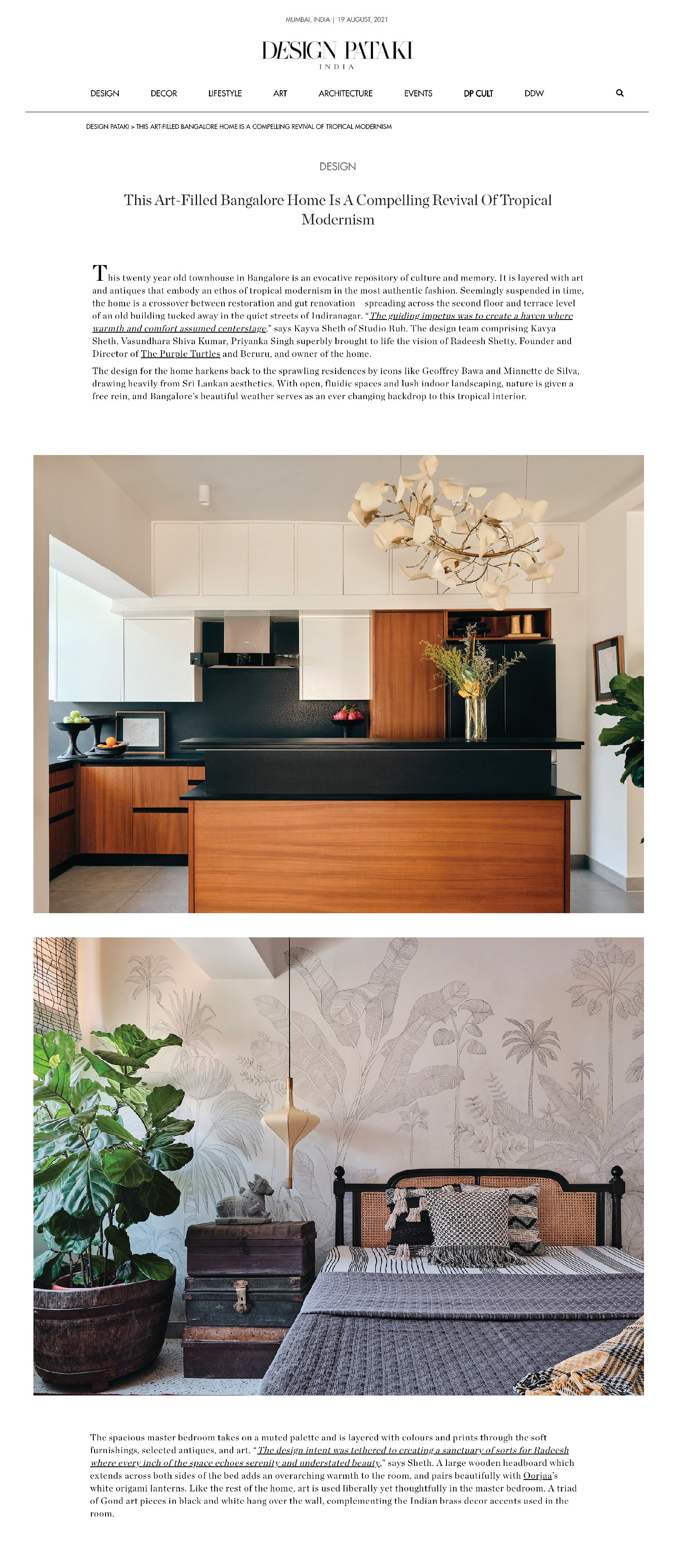 Coverage | Design Pataki | August 2021