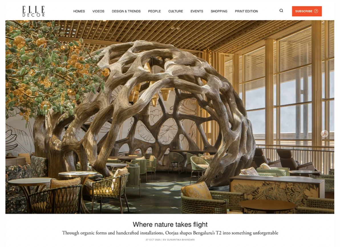 Elle Decor | Bangalore International Airport T2