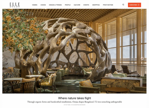 Elle Decor | Bangalore International Airport T2