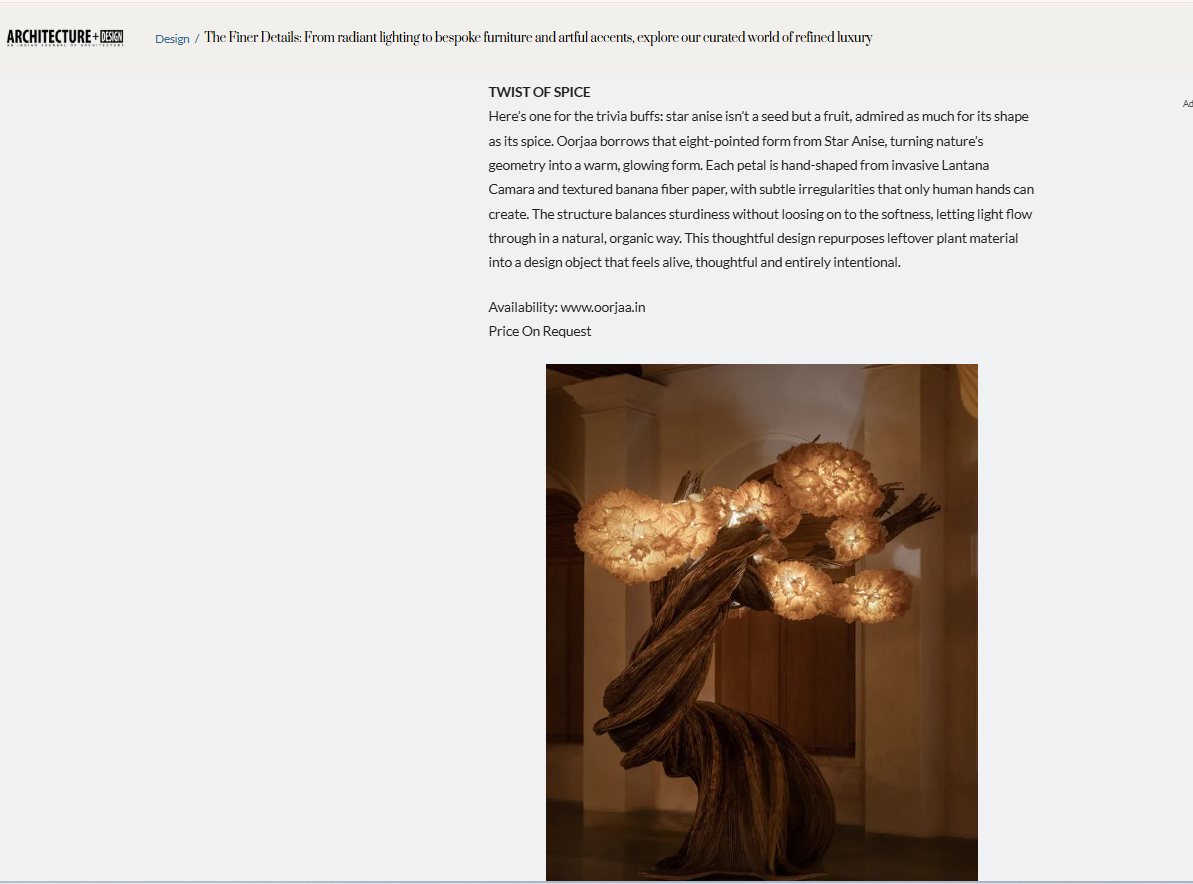 ARCHITECTURE + DESIGN | BESPOKE LIGHTING