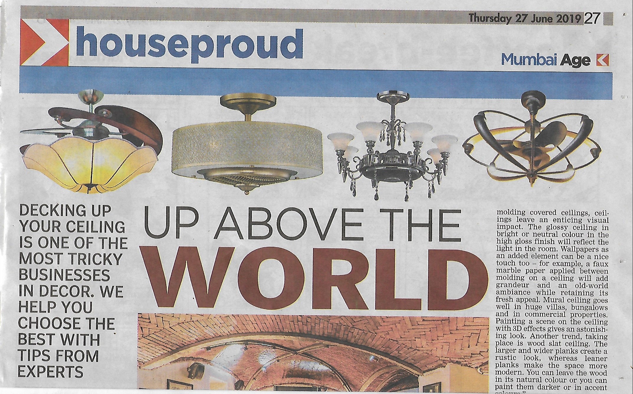 Coverage | Asian Age | June 19"