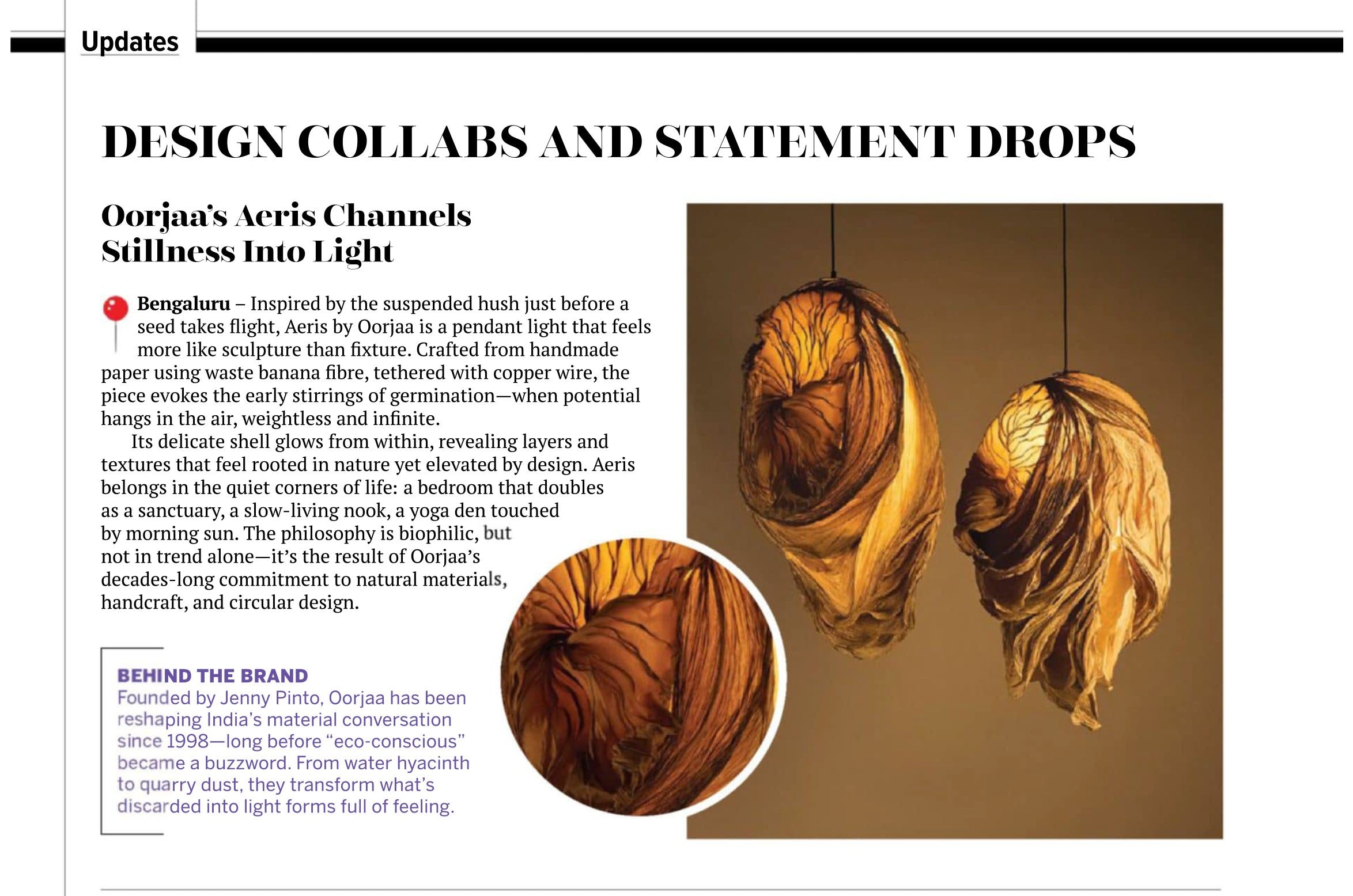 ARCHITECTURE + DESIGN | AERIS BY OORJAA