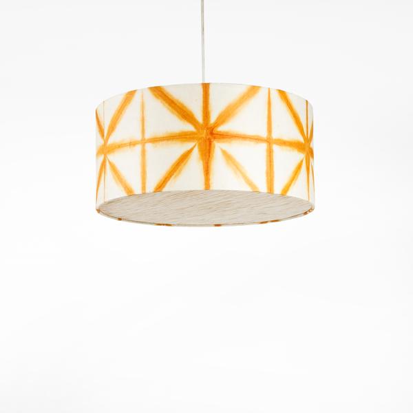 Drum Shibori Star Pendant Lamp