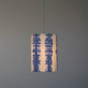Tower Shibori Pendant Lamp (Blue Line)